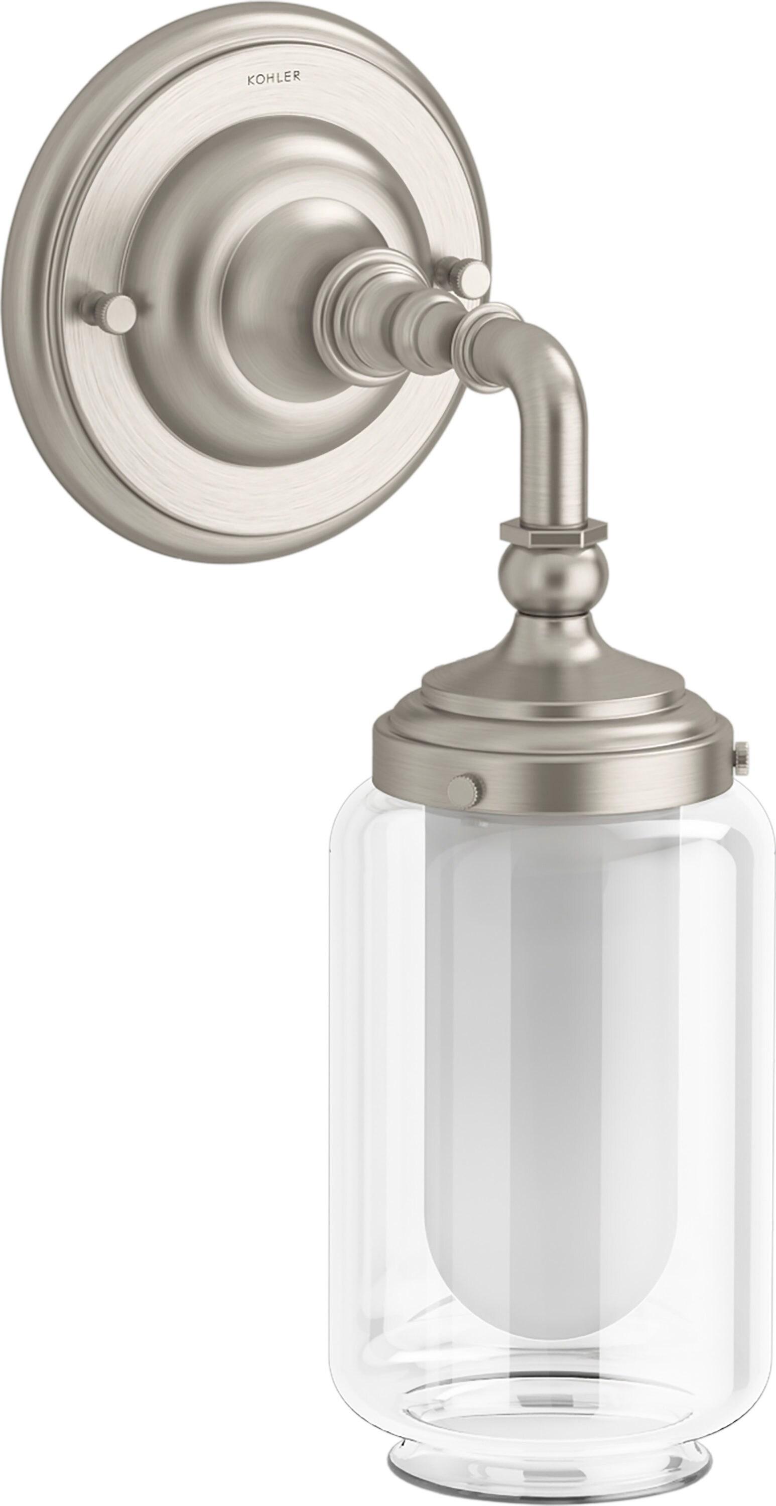 Brushed Nickel 12.4" Direct Wired Vanity Light