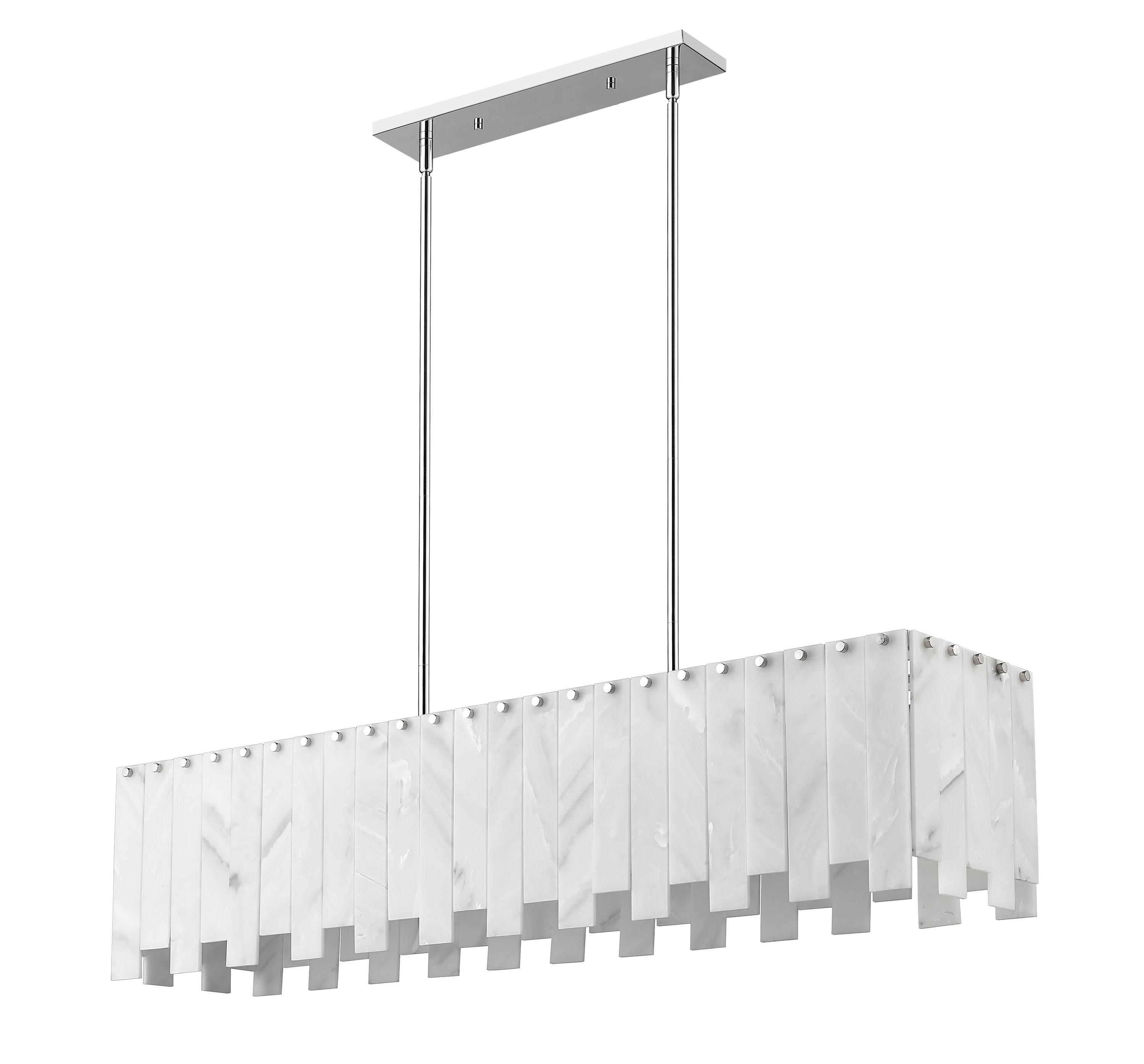 Z-Lite Viviana 7 - Light Island Pendant Light in  Polished Nickel