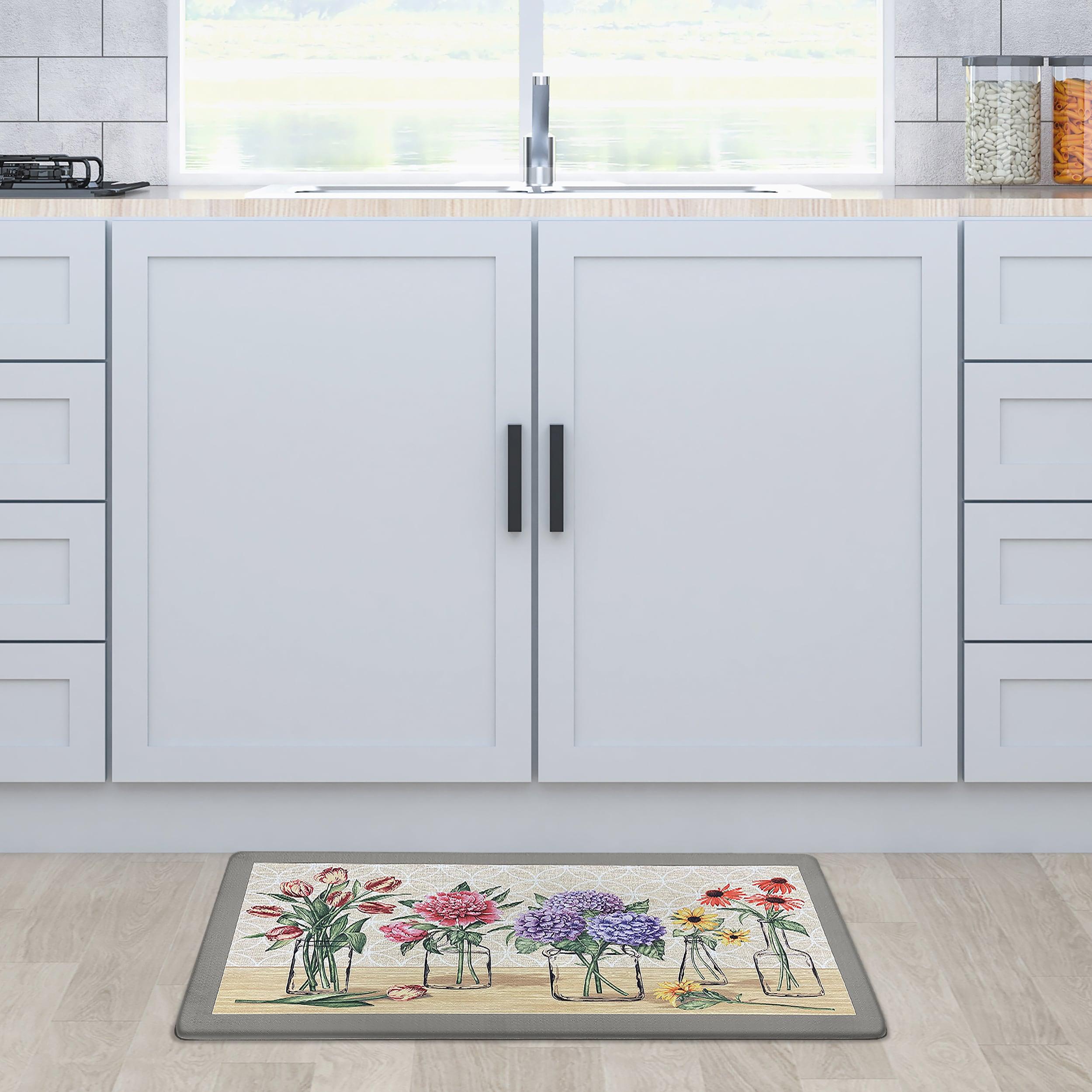 Achim Anti Fatigue Mat 18x30 - Garden Blooms, Multi-Color