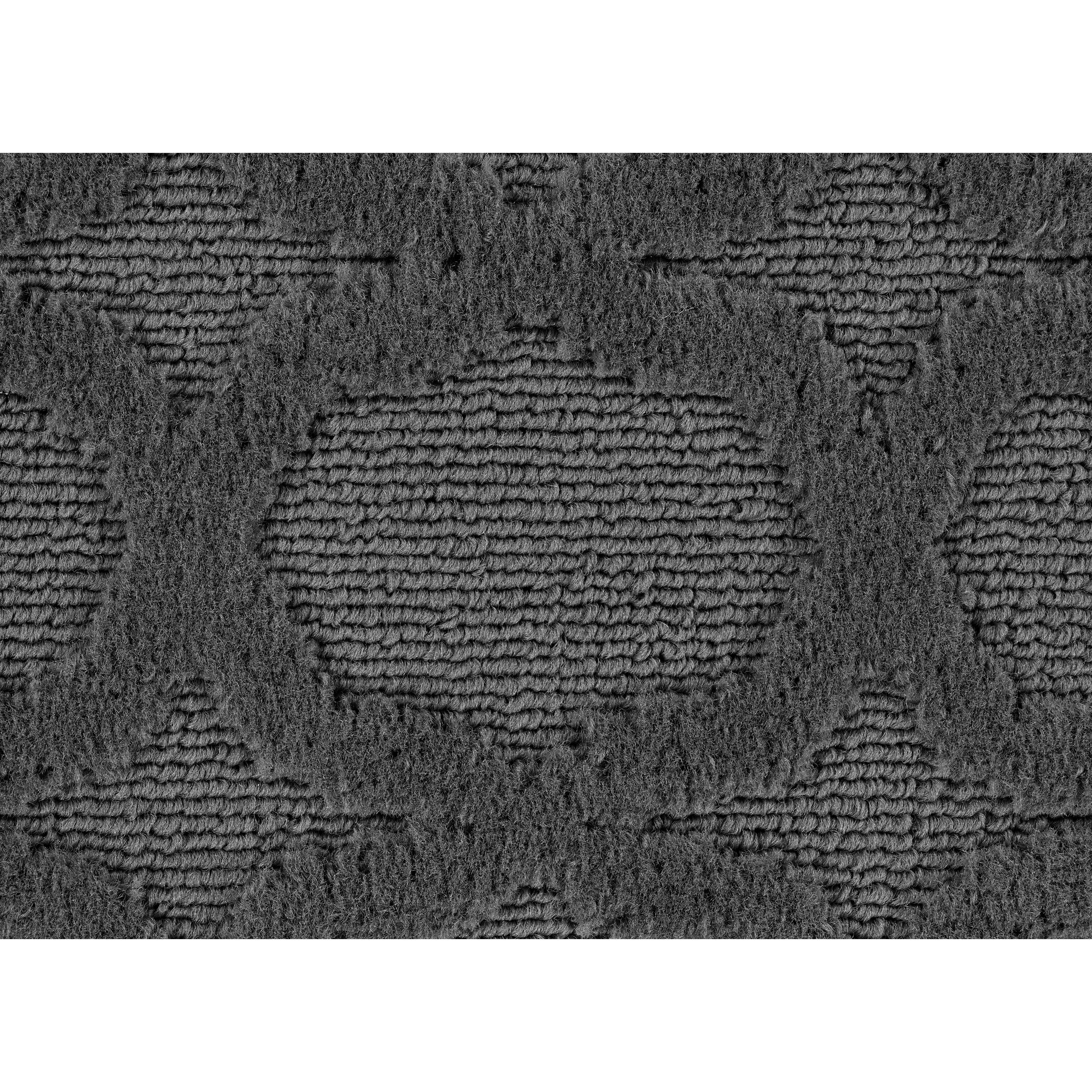 Garland Rug Garden Trellis Polypropylene Cinder Gray Indoor/Outdoor Area Rug, 4' x 6'