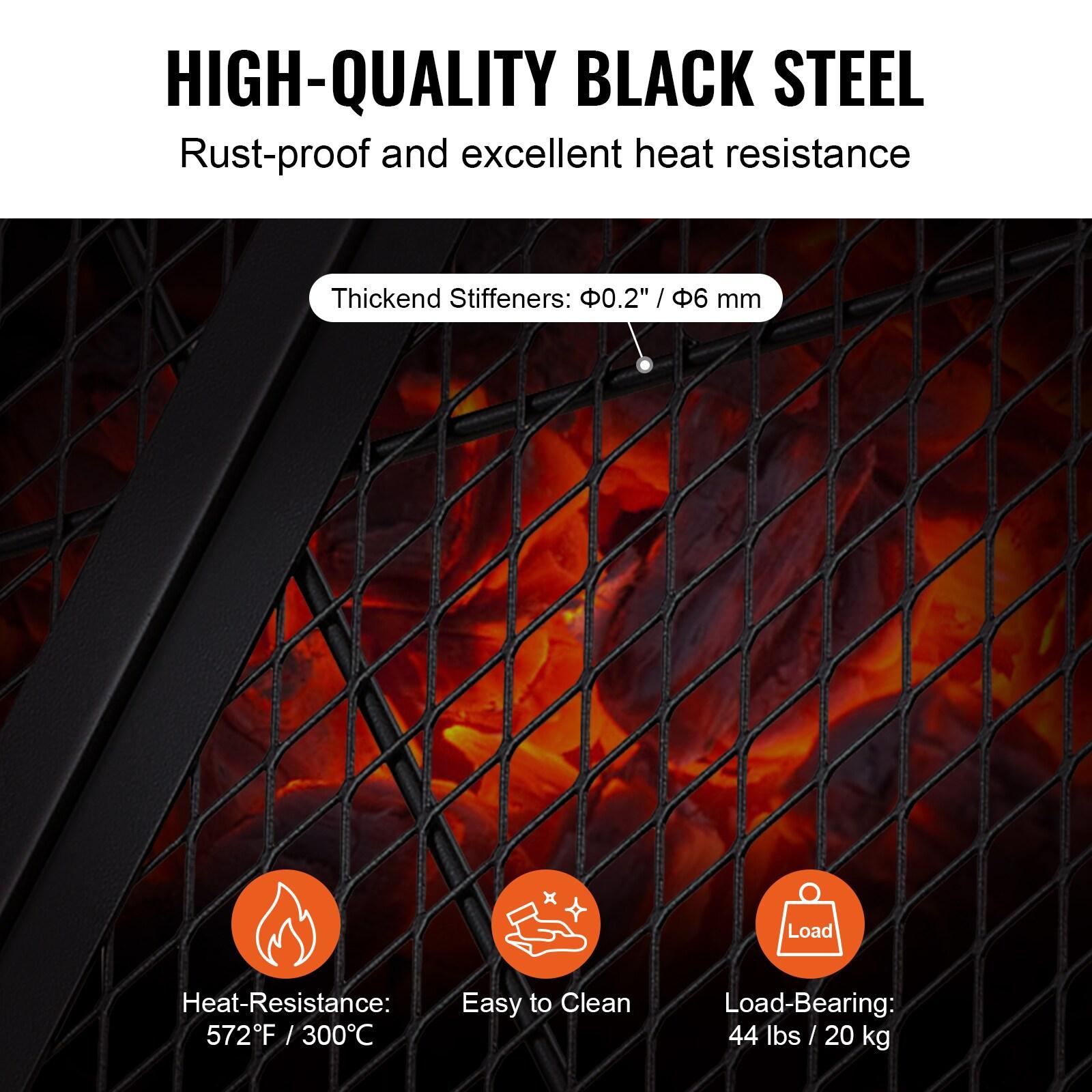 VEVOR Round Alloy Steel Fire Pit Tool
