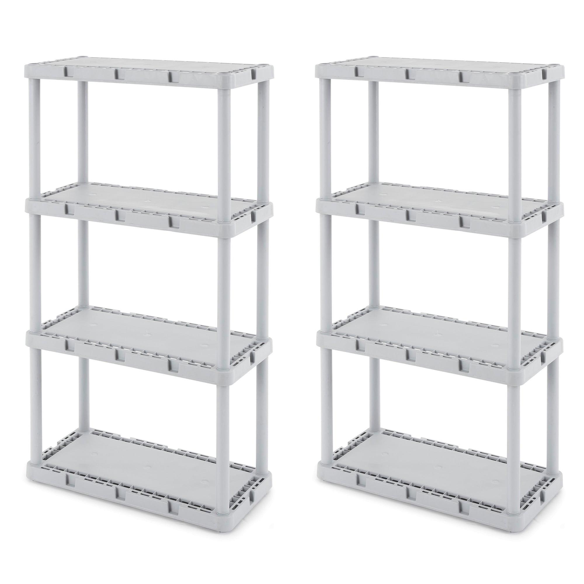 12'' W Plastic Shelving Unit (Set of 2)