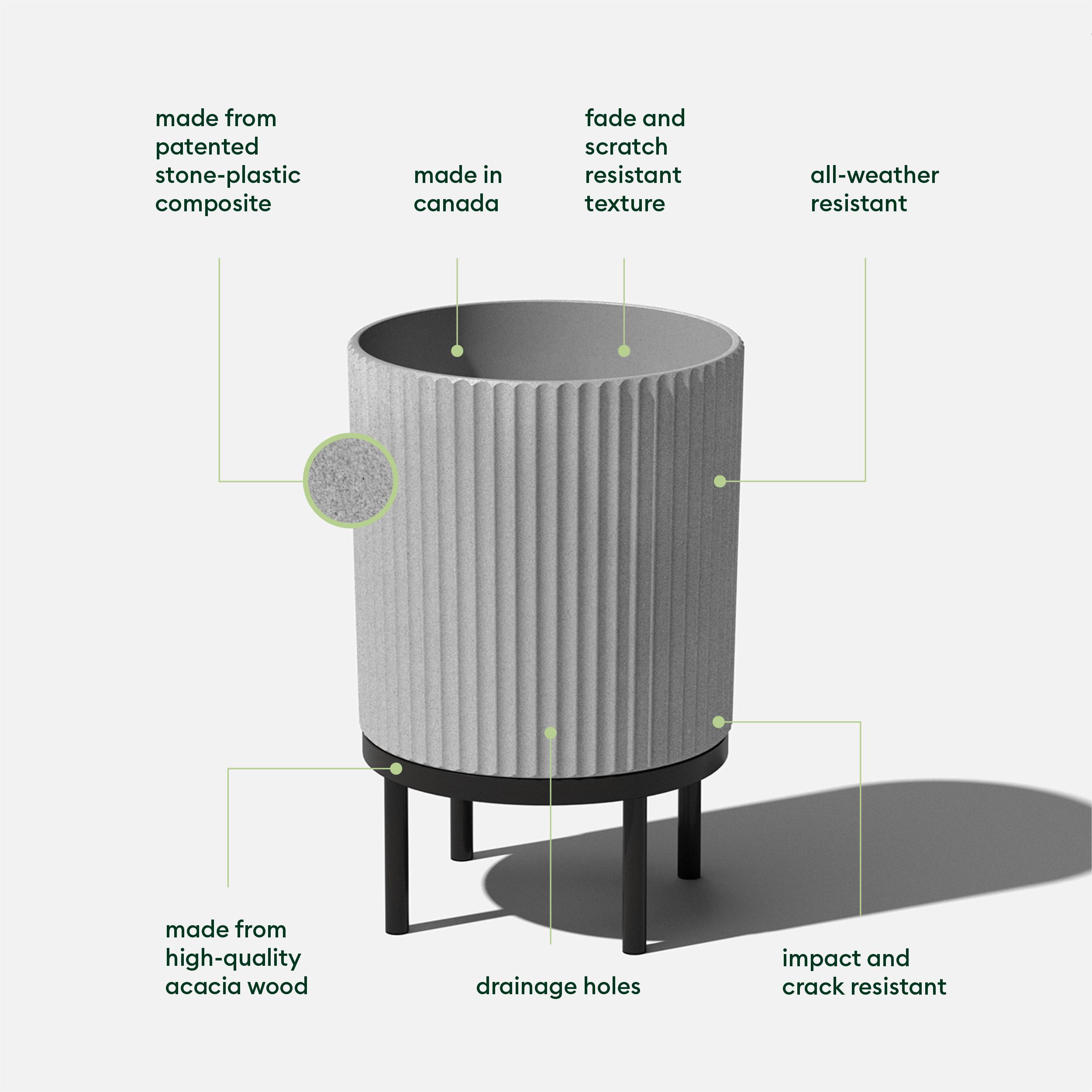 Demi Series Planter with Stand