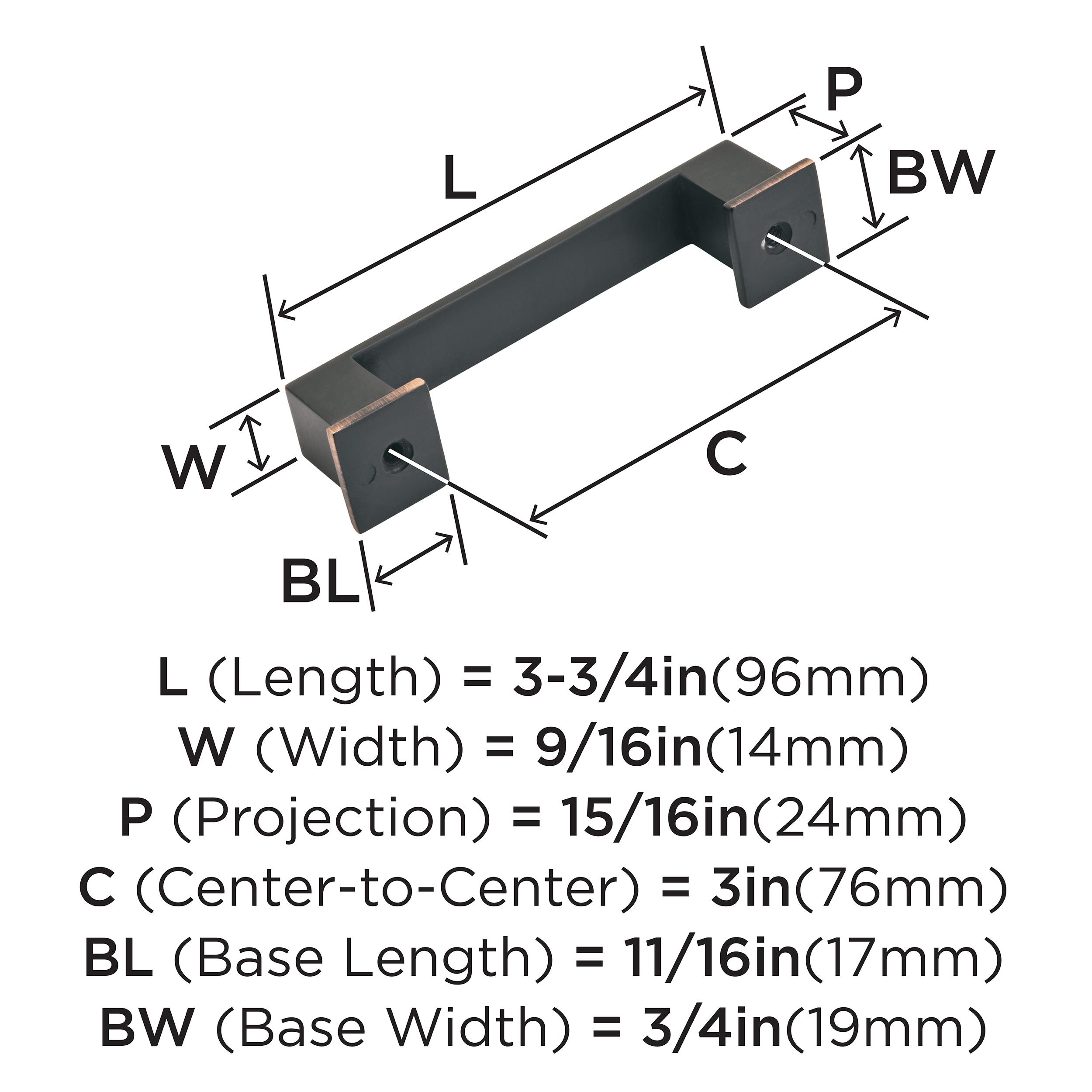 3" Center to Center Bar Pull