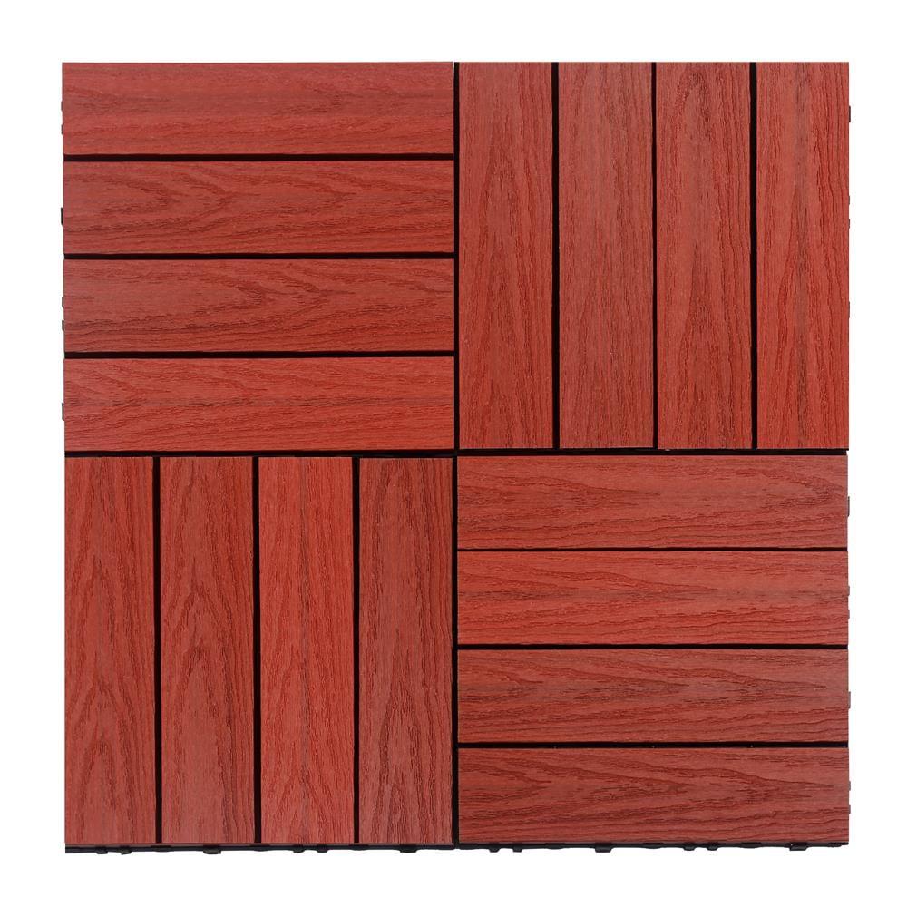 UltraShield Naturale Composite 12" x 12" Interlocking Deck Tile