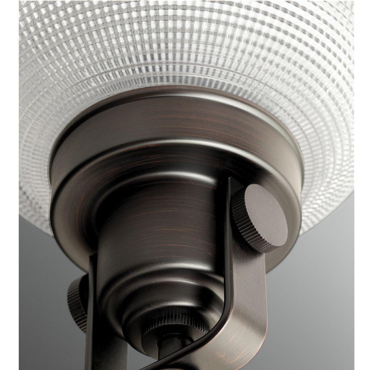 Progress Lighting Archie 1-Light Mini-Pendant, Polished Chrome, Prismatic Glass Shade