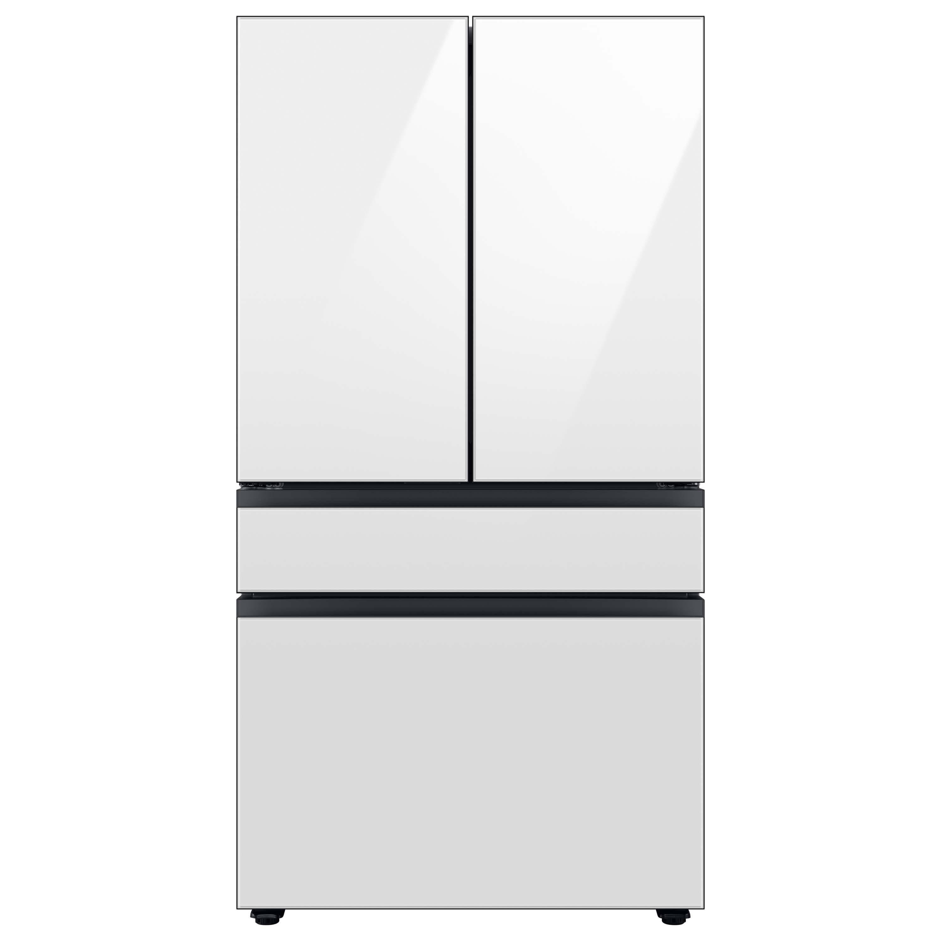 Bespoke 4-Door French Door Refrigerator (29 cu. ft.) with Beverage Center™ - Middle and Bottom Panels