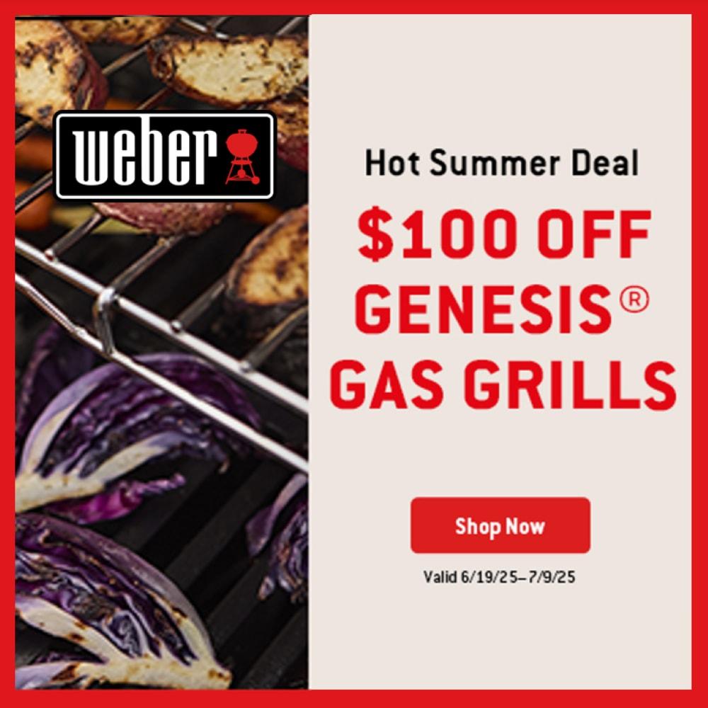 Weber Genesis E-415 Liquid Propane Gas Grill, Black