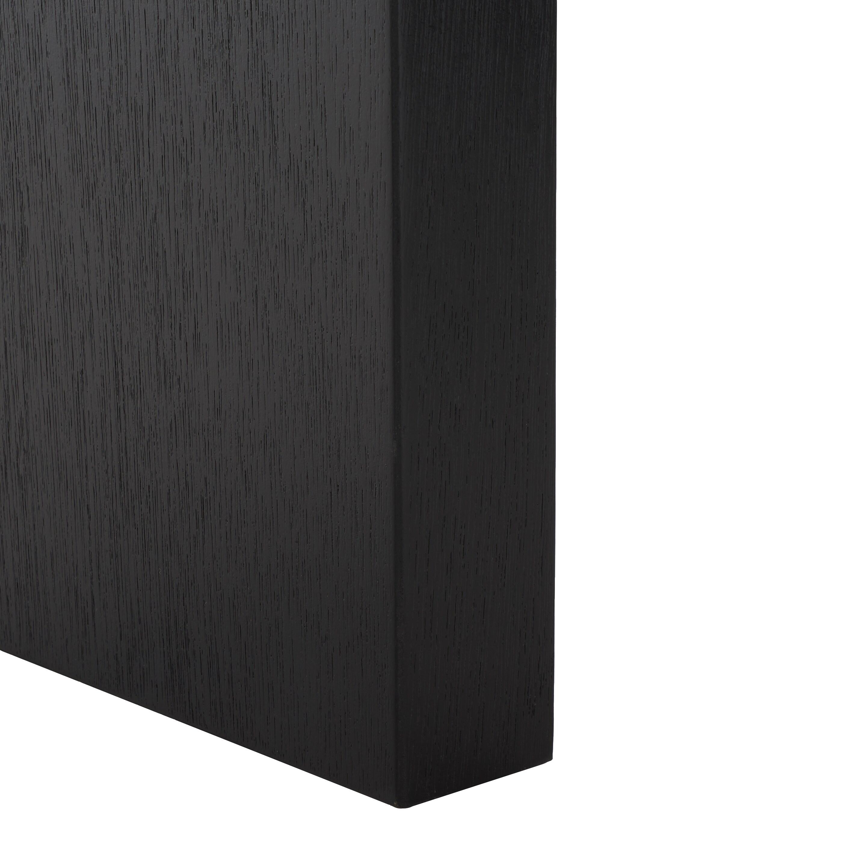 Liasonya Curved Console Table - Black - Safavieh
