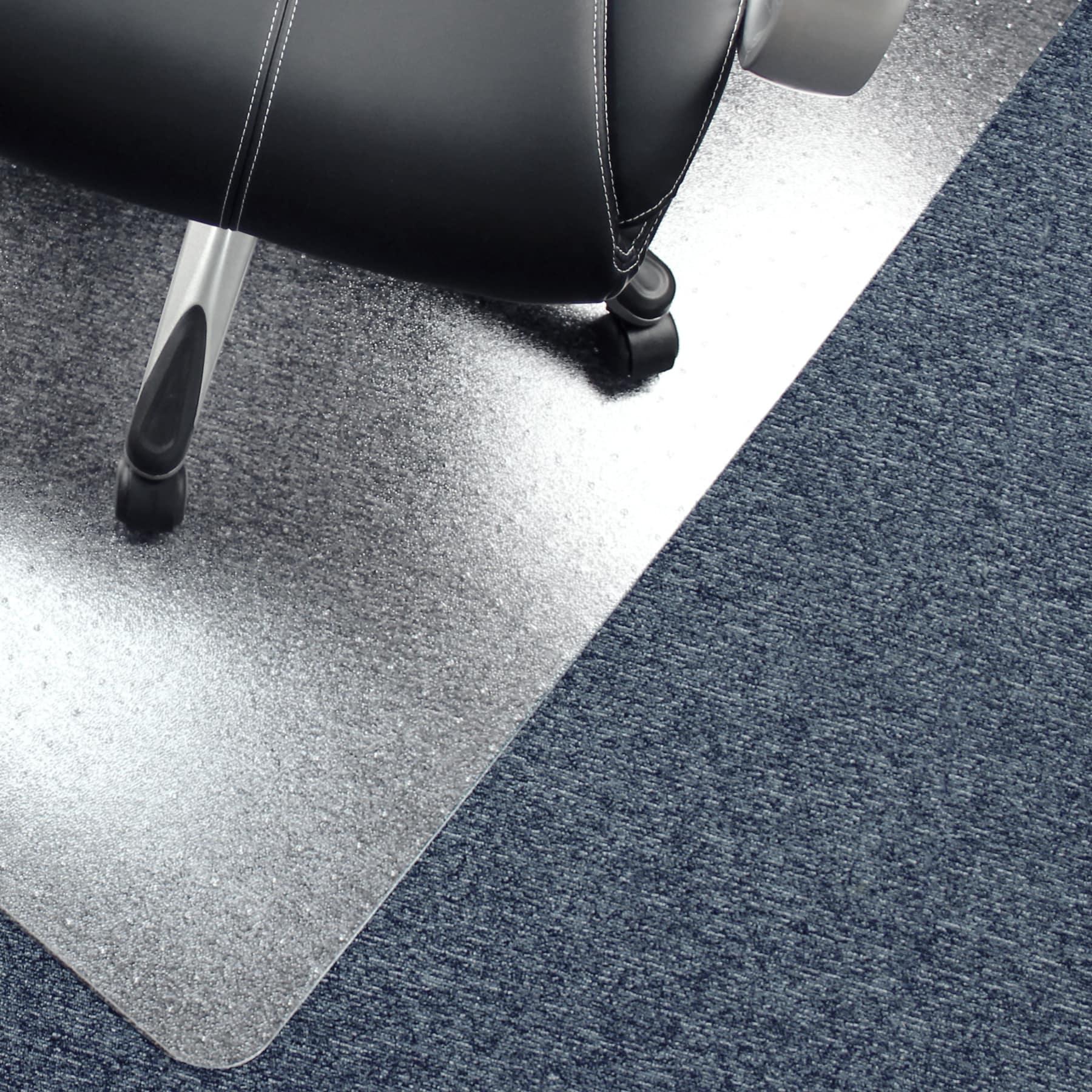 Floortex Advantagemat Vinyl Rectangular Chair Mat for Carpets up to 1/4" - 30" x 48" Shipped Rolled