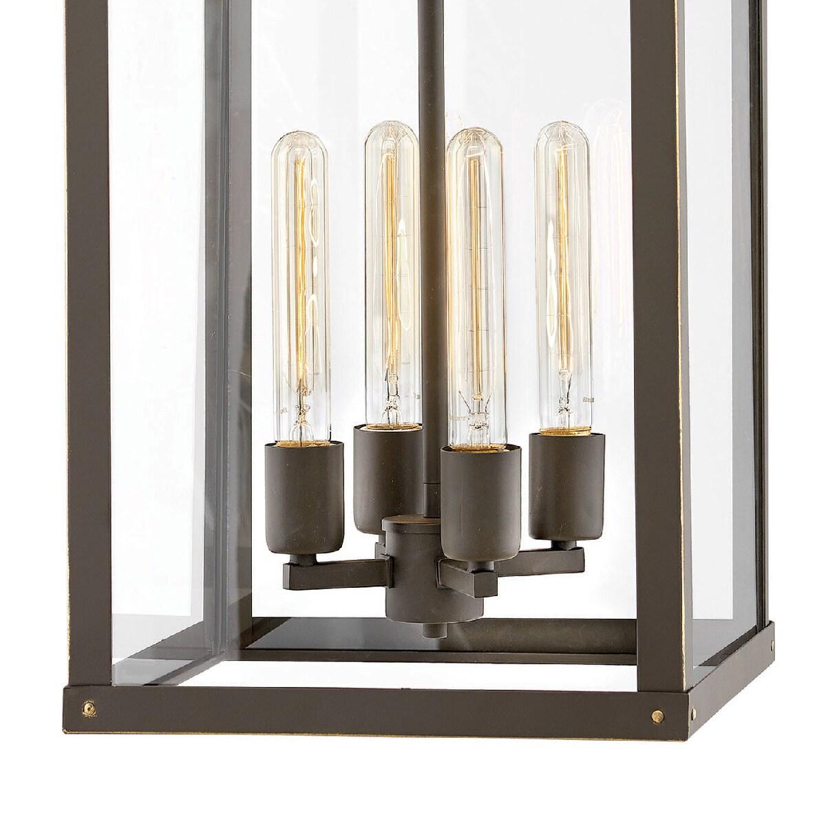 Porter 4 -Bulb 31.3" H Outdoor Hanging lantern By Lisa McDennon