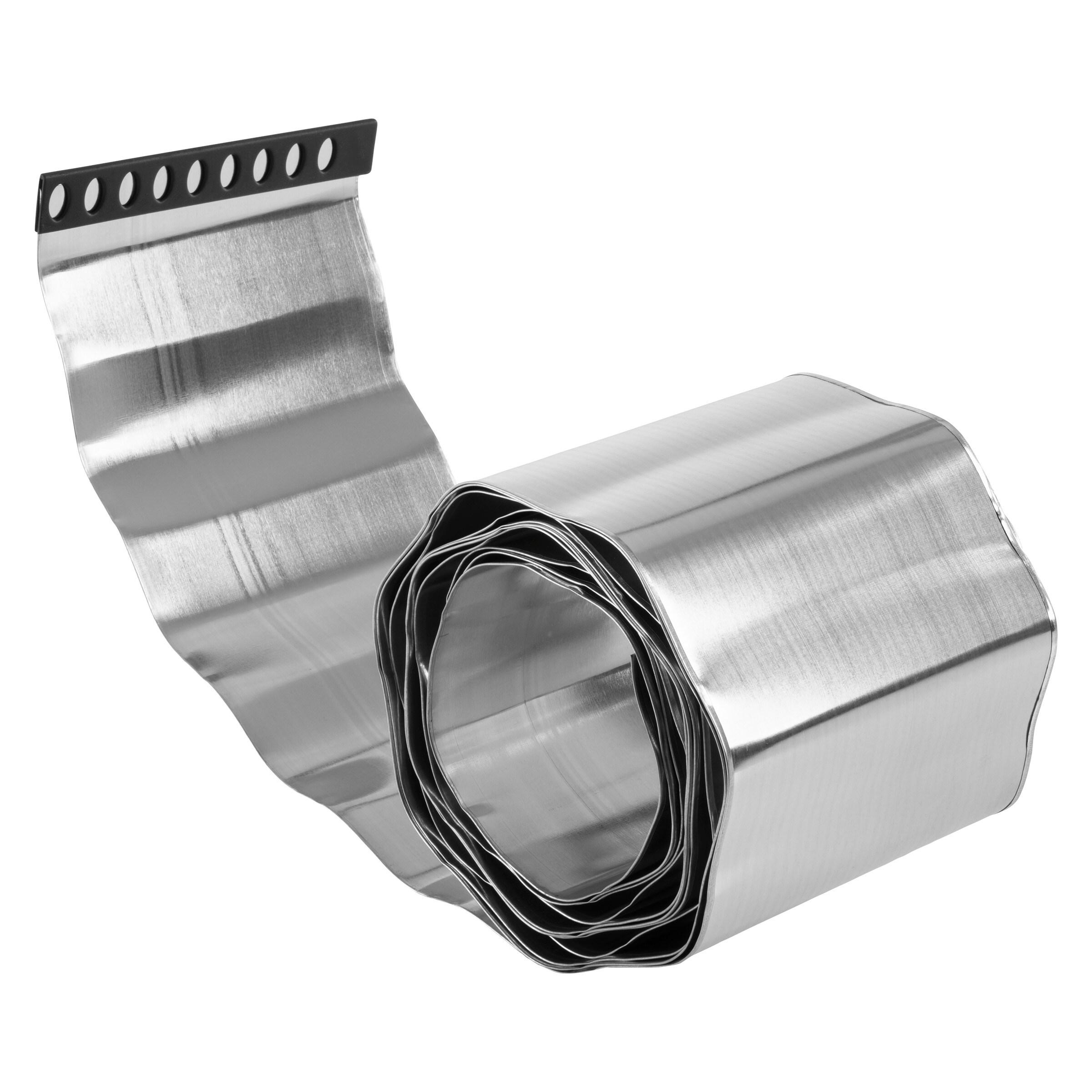 Nature Spring Galvanized Steel Garden Border Edge - 16'