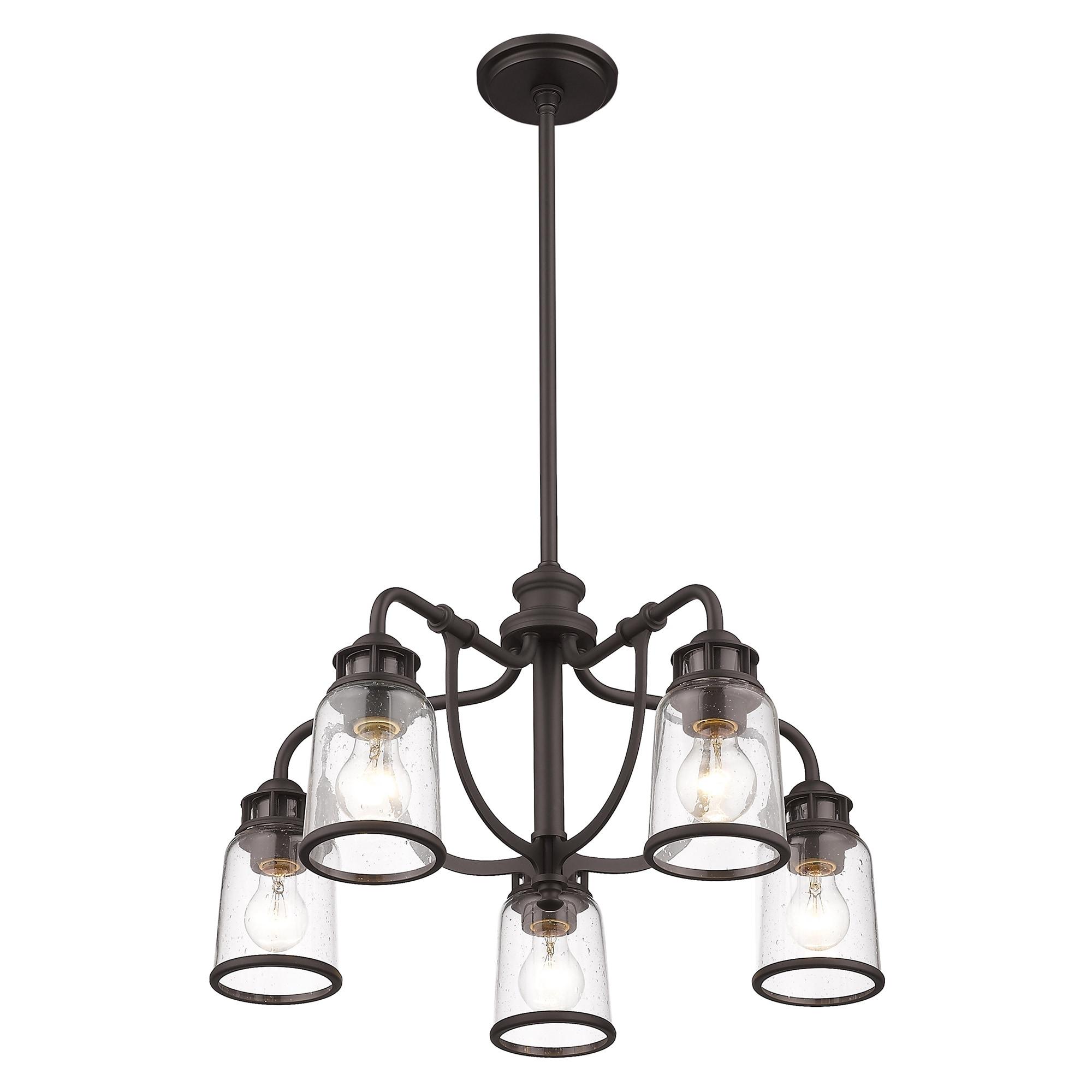 Livex Lighting Lawrenceville 5 - Light Chandelier in  Bronze