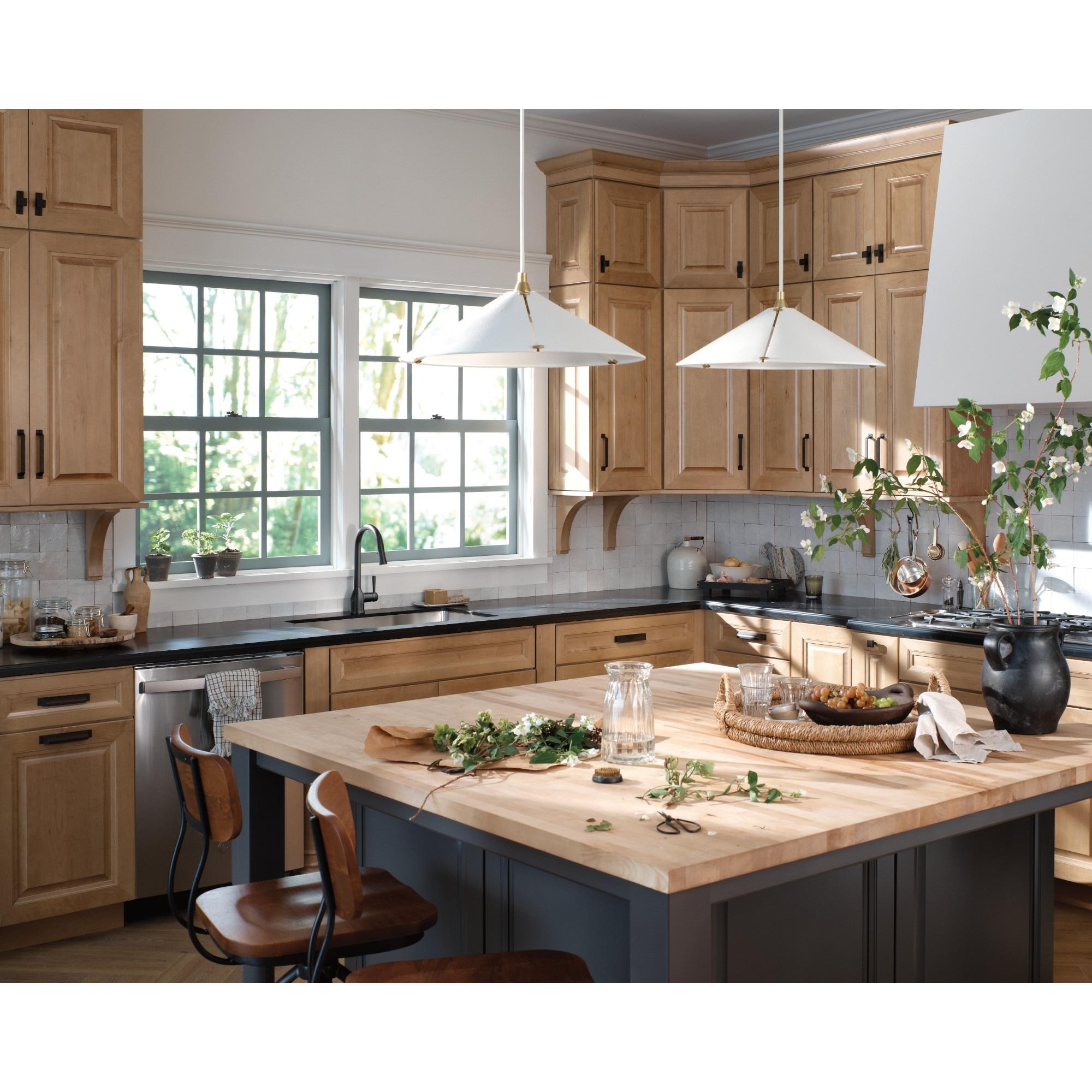 Adler Matte Black Touchless Pull-Down Kitchen Faucet