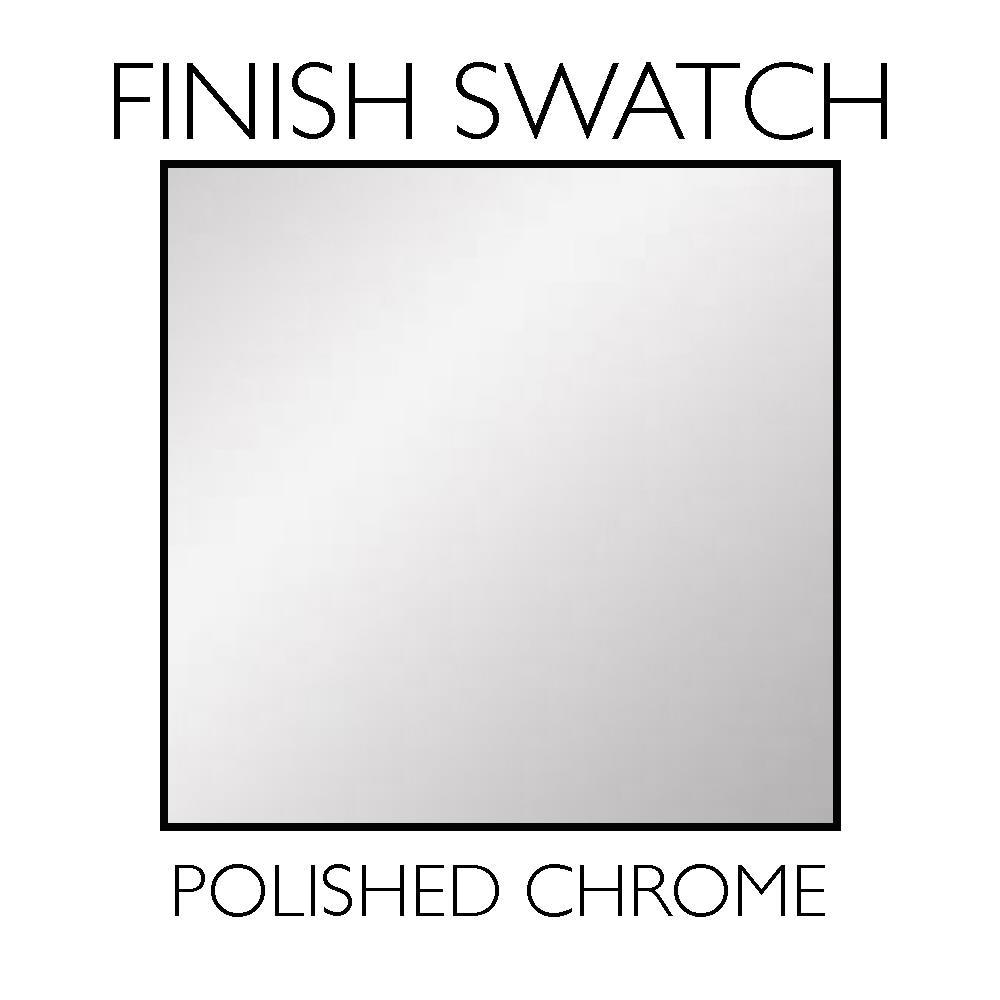 Design House Steel Adjustable 27" to 48" Closet Rod, Polished Chrome