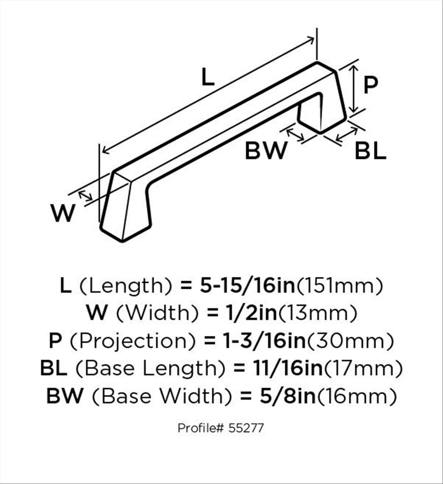 Blackrock 5 1/16" Center to Center Bar Pull