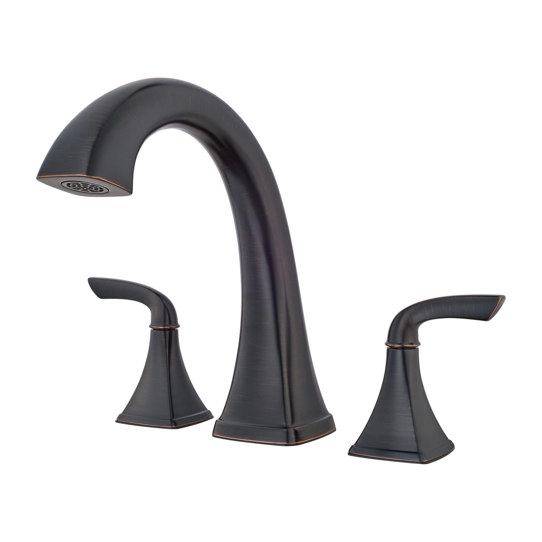 Bronson Double Handle Deck Mounted Roman Tub Faucet Trim