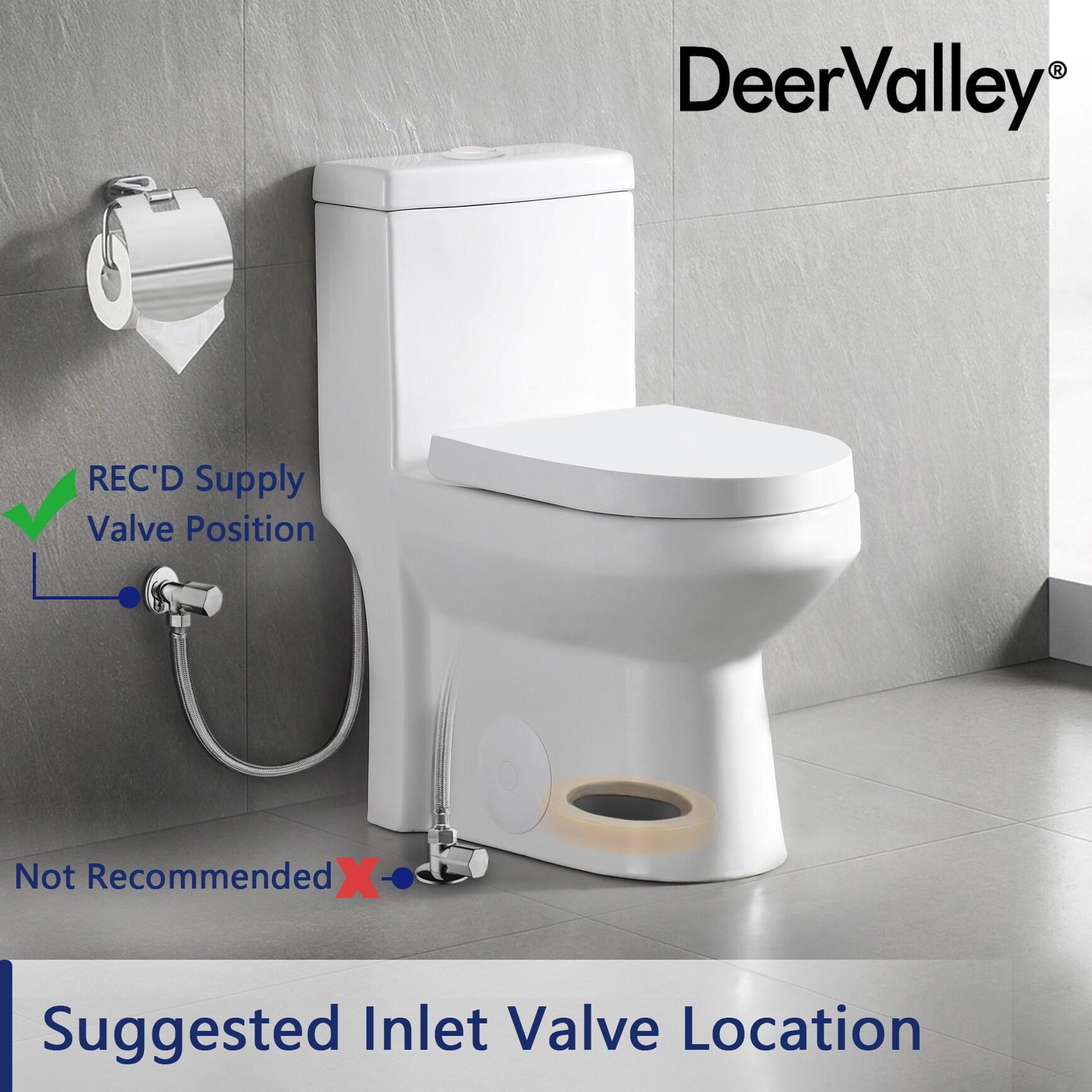 Liberty Compact Toilet, Modern One-Piece Round Toilet with Dual Flush, Easy Cleaning Fully Skirted Design(Seat Included)