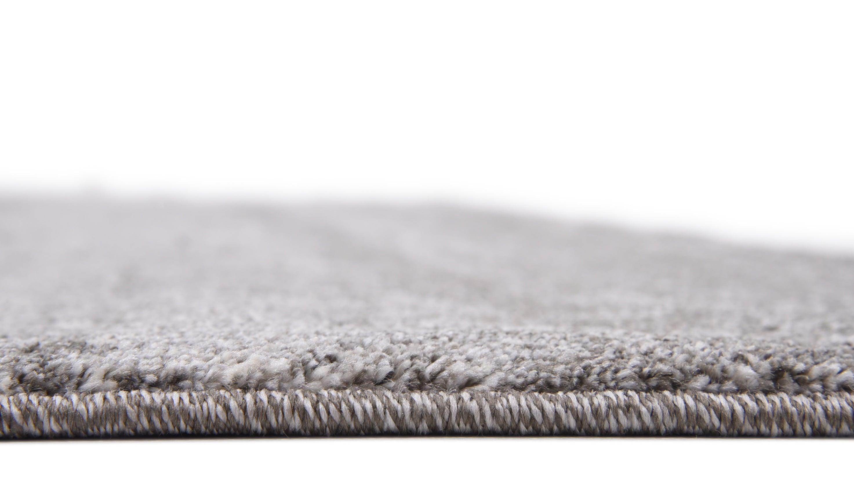 Lucille 8' Square Gray Synthetic Tufted Reversible Rug