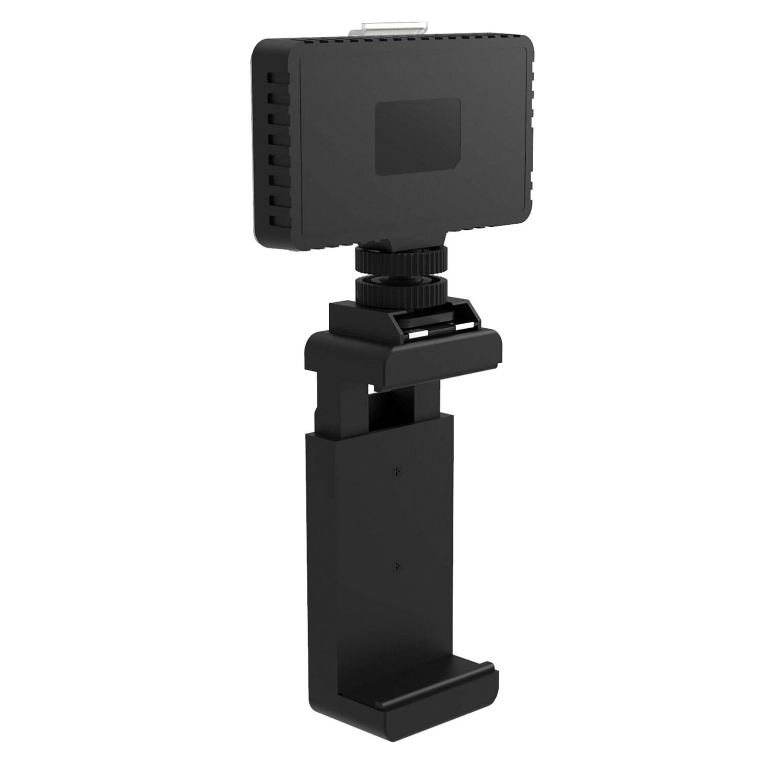 Bower 50 LED Photo/Video Light with Phone Mount Holder; Black