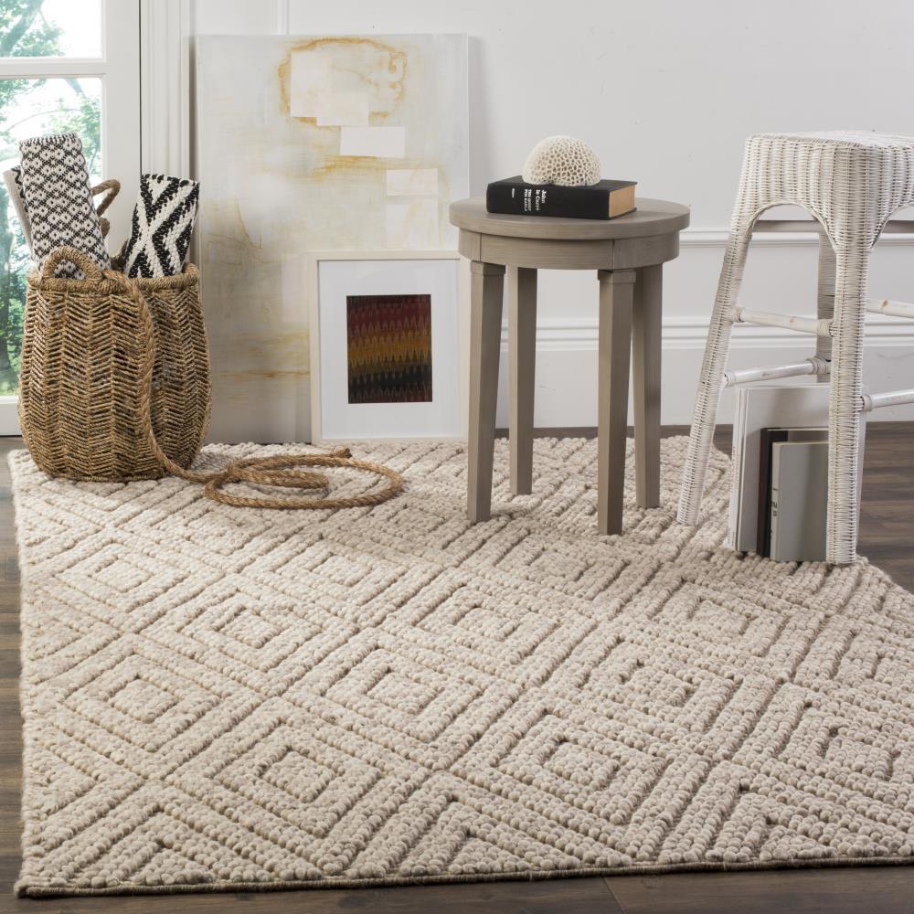 Natura NAT623 Hand Woven Indoor Area Rug - Beige - 5'x8' - Safavieh.