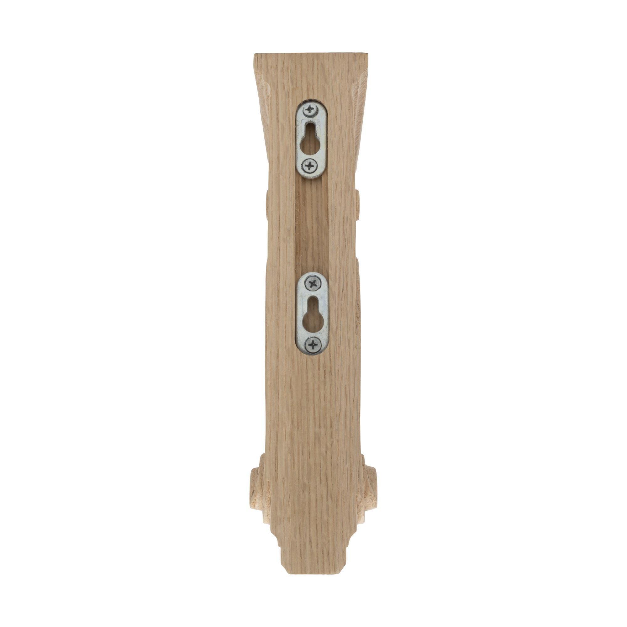 Architectural Products by Outwater L.L.C. 10-13/16 in x 2-1/8 in x 6-11/16 in Unfinished Medium Solid Classic Plain Wood Corbel