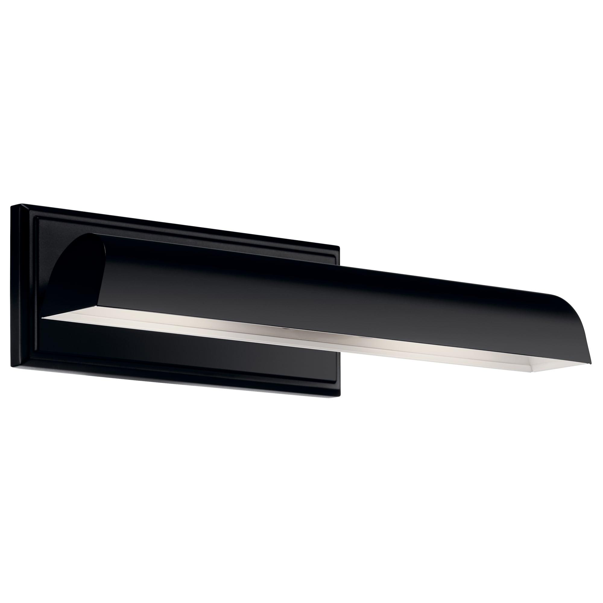 Black Dimmable 2-Light Electric Wall Sconce