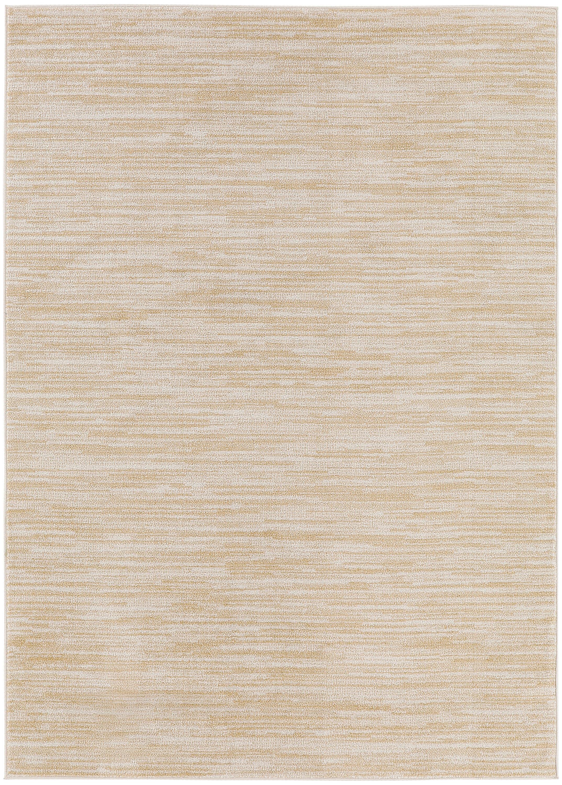 Nourison Essentials Easy Care Indoor Outdoor Area Rug - Ivory Gold 4' x 6'