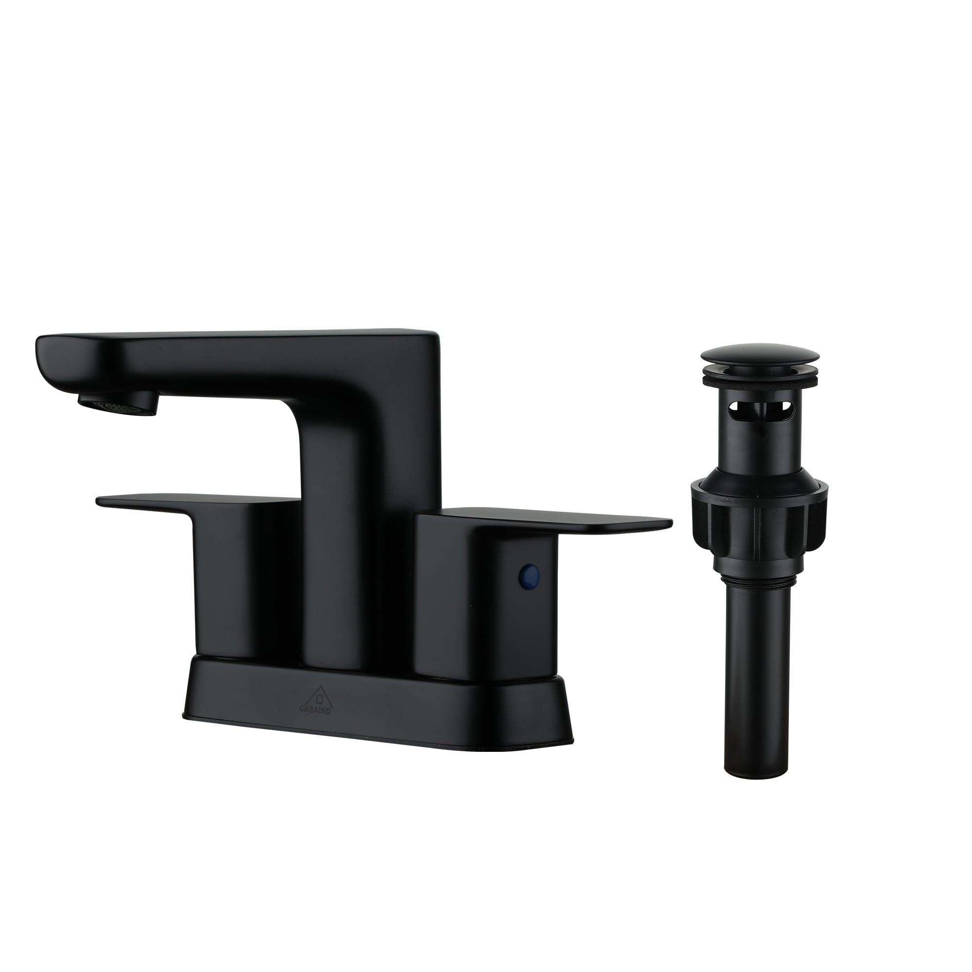 Probe Drop-In 2-handle Bathroom Faucet with Drain Assembly