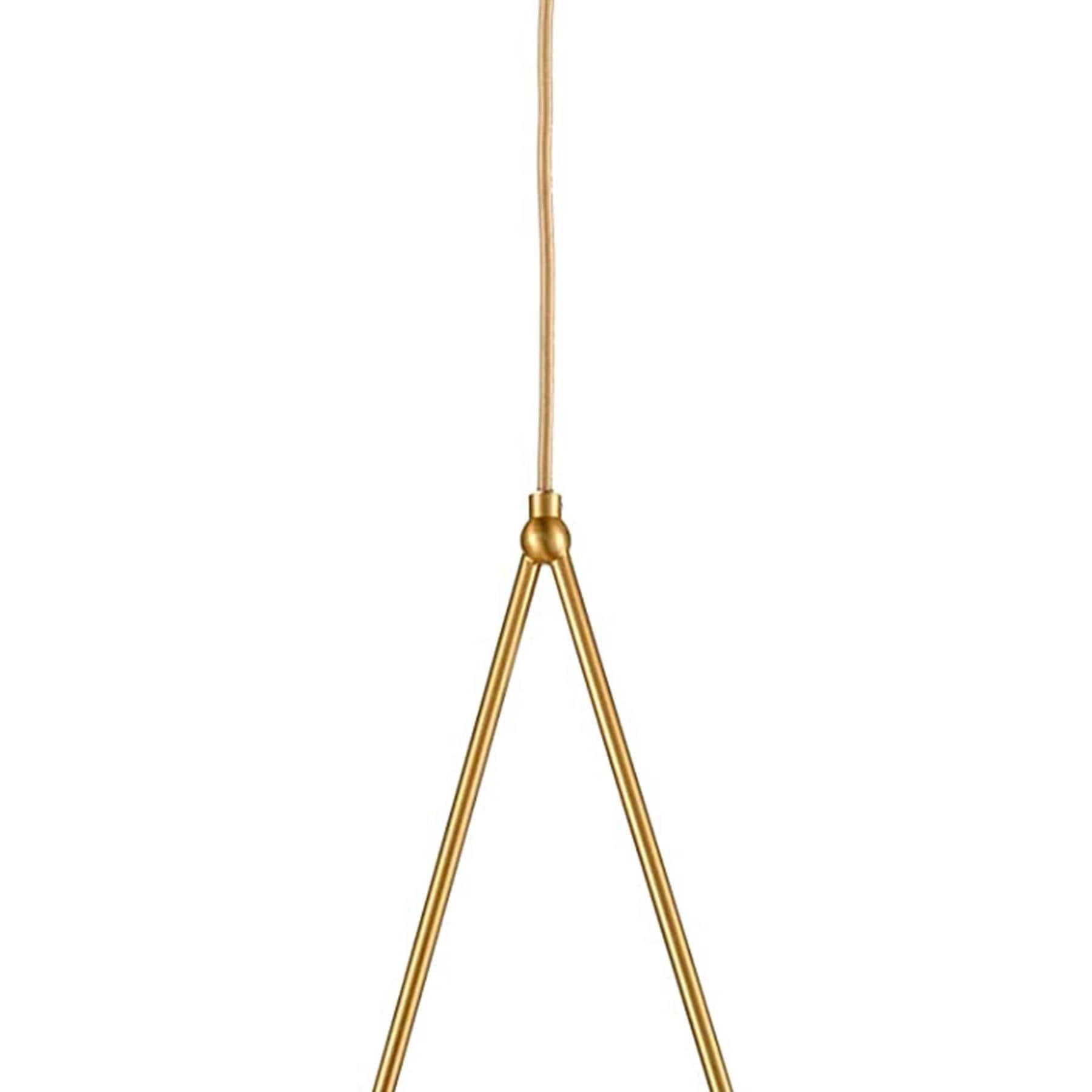 Galassia Pendant Light by AERIN - Burnished Brass / 9.5"W