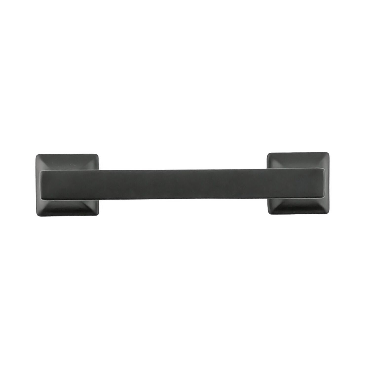 Hickory Hardware Studio Collection Pull - 3-3/4" Center to Center Cabinet Pull Matte Black - Transitional Hardware for Drawers & Cabinets
