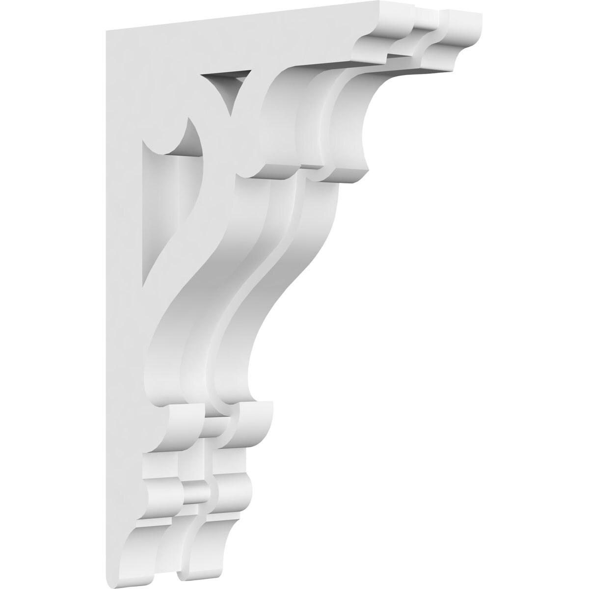 White Architectural Grade PVC Decorative Corbel 4.5" x 7"