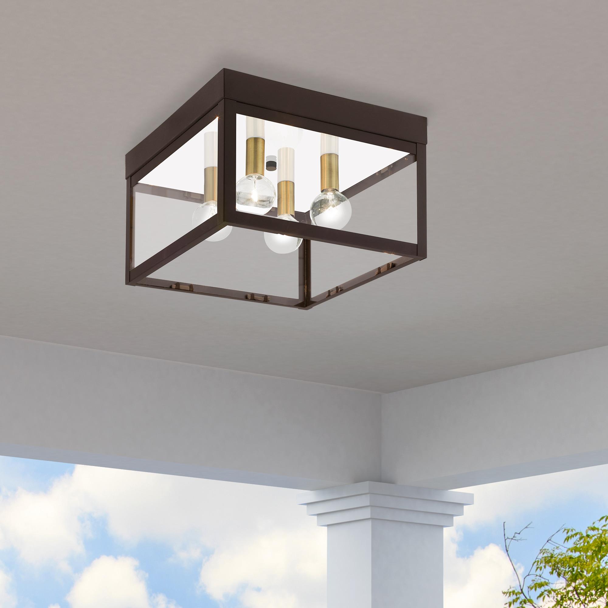 Livex Lighting Nyack 4 Light Outdoor Ceiling Mount