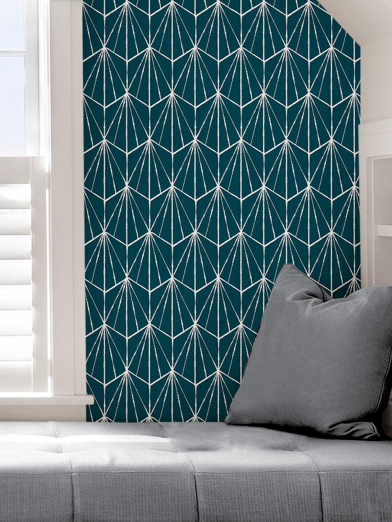 Indigo Dorset Peel & Stick Wallpaper