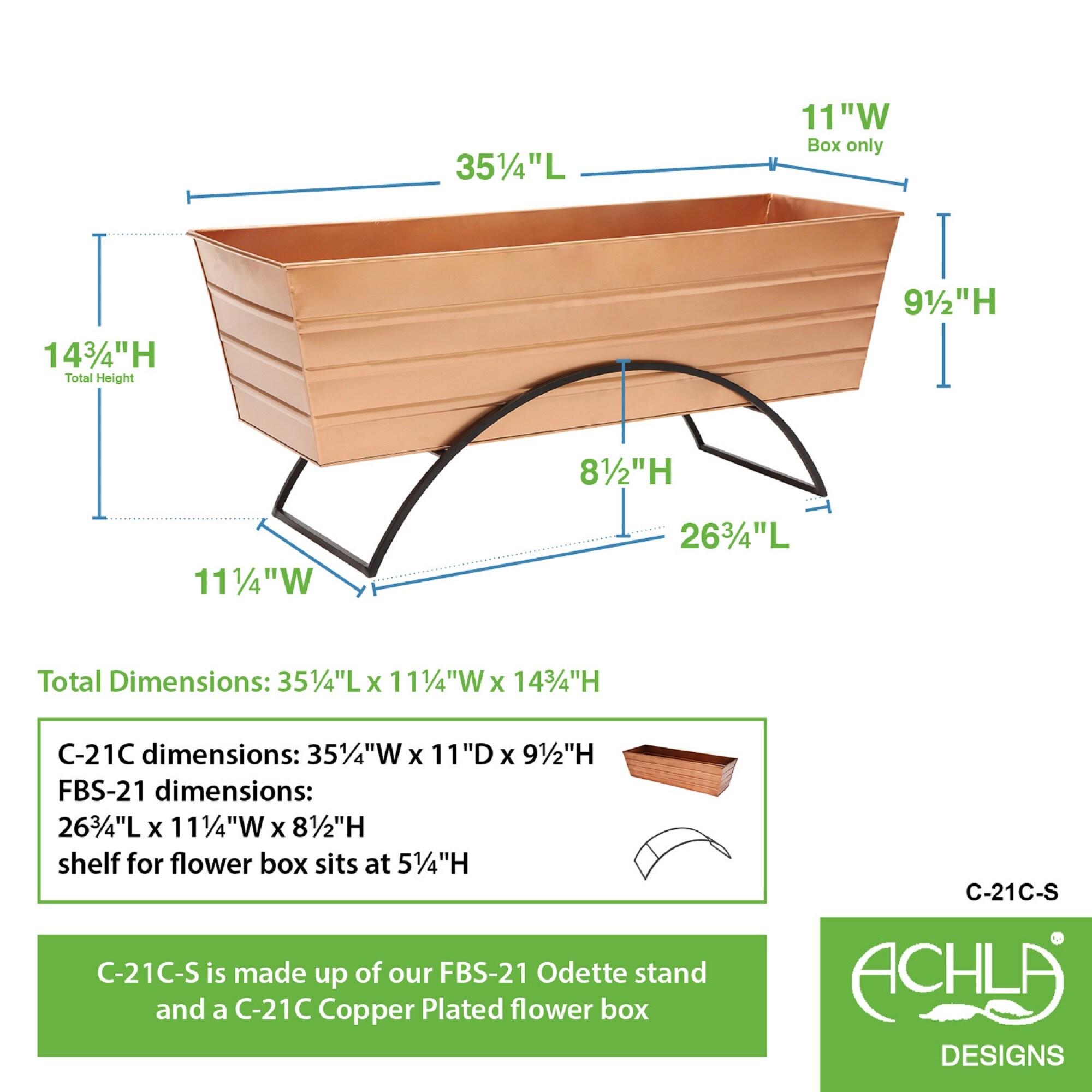 Oberdan Metal Planter