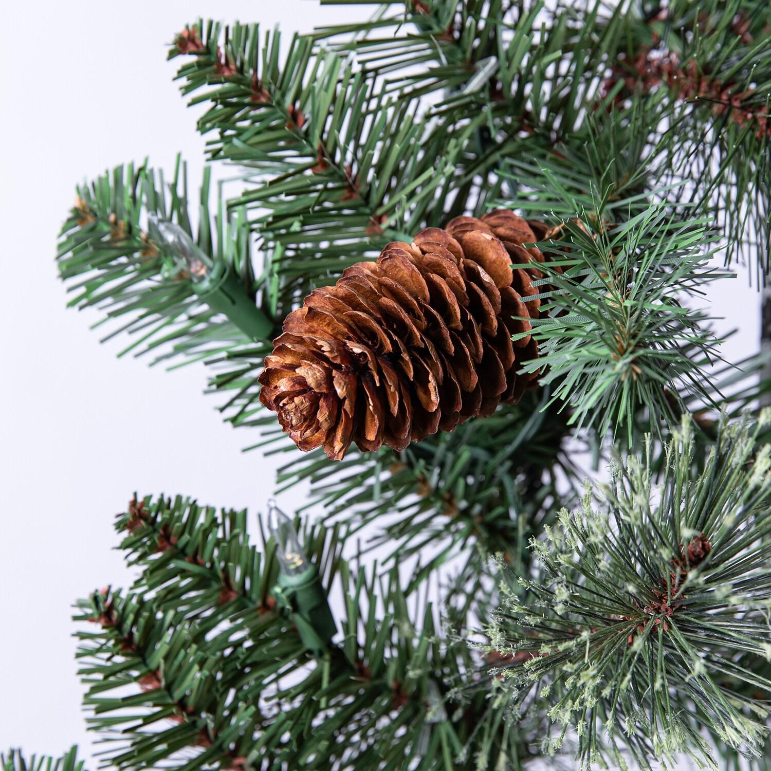 9’ Pre-Lit LED Greenery Garland