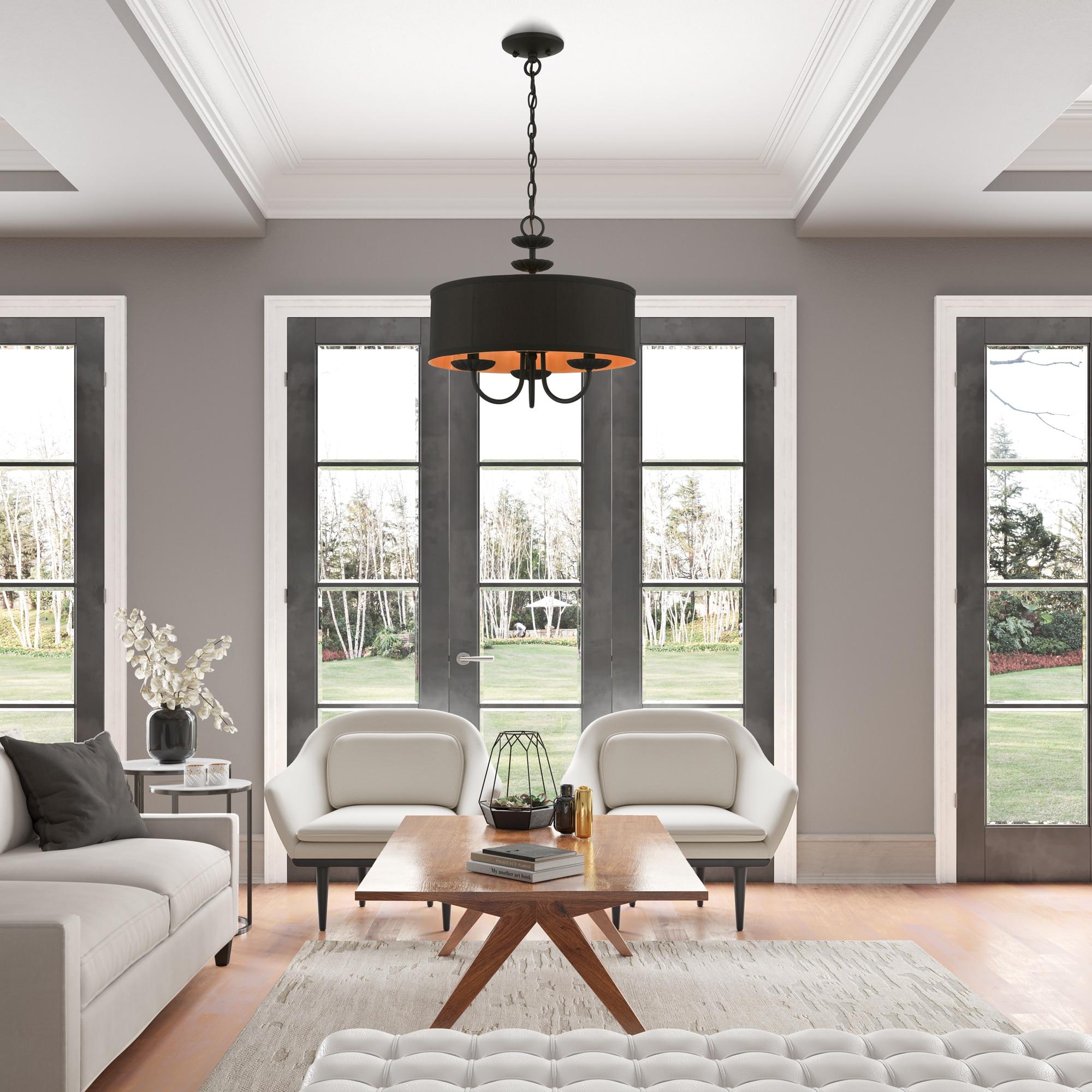 Livex Lighting Winchester 3 - Light Pendant in  Black