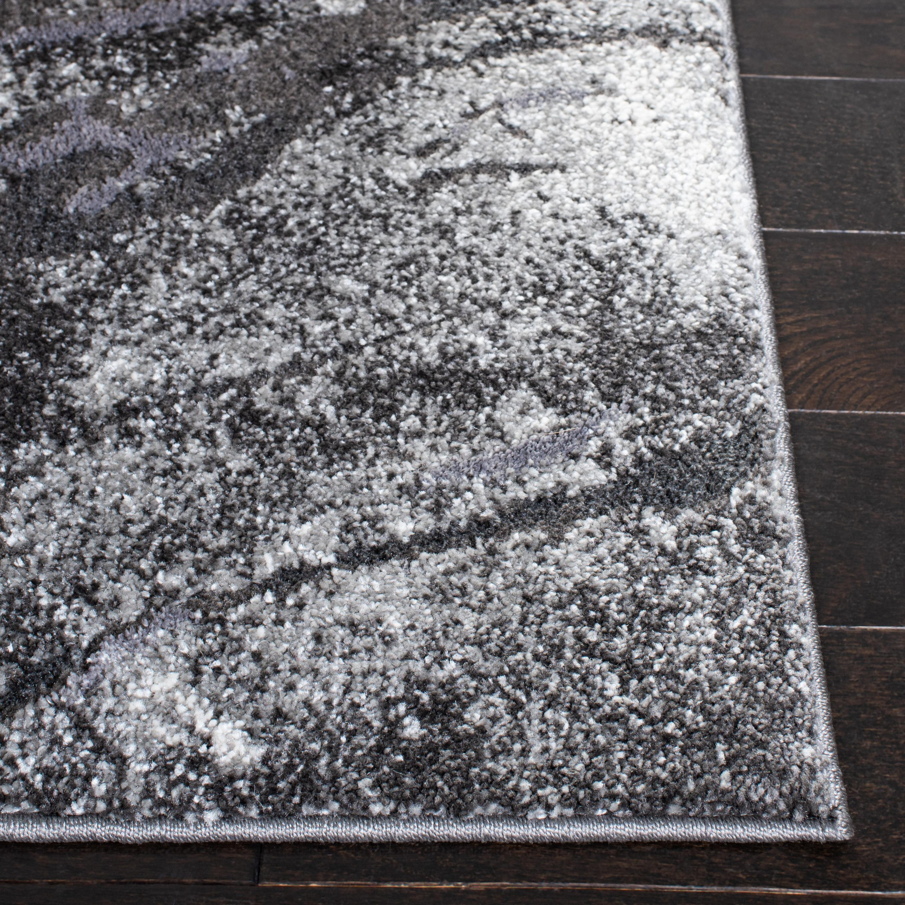 Pacific PFC865 Power Loomed Indoor Accent Rug - 4'5"x6'5" - Dark Grey/Light Grey - Safavieh