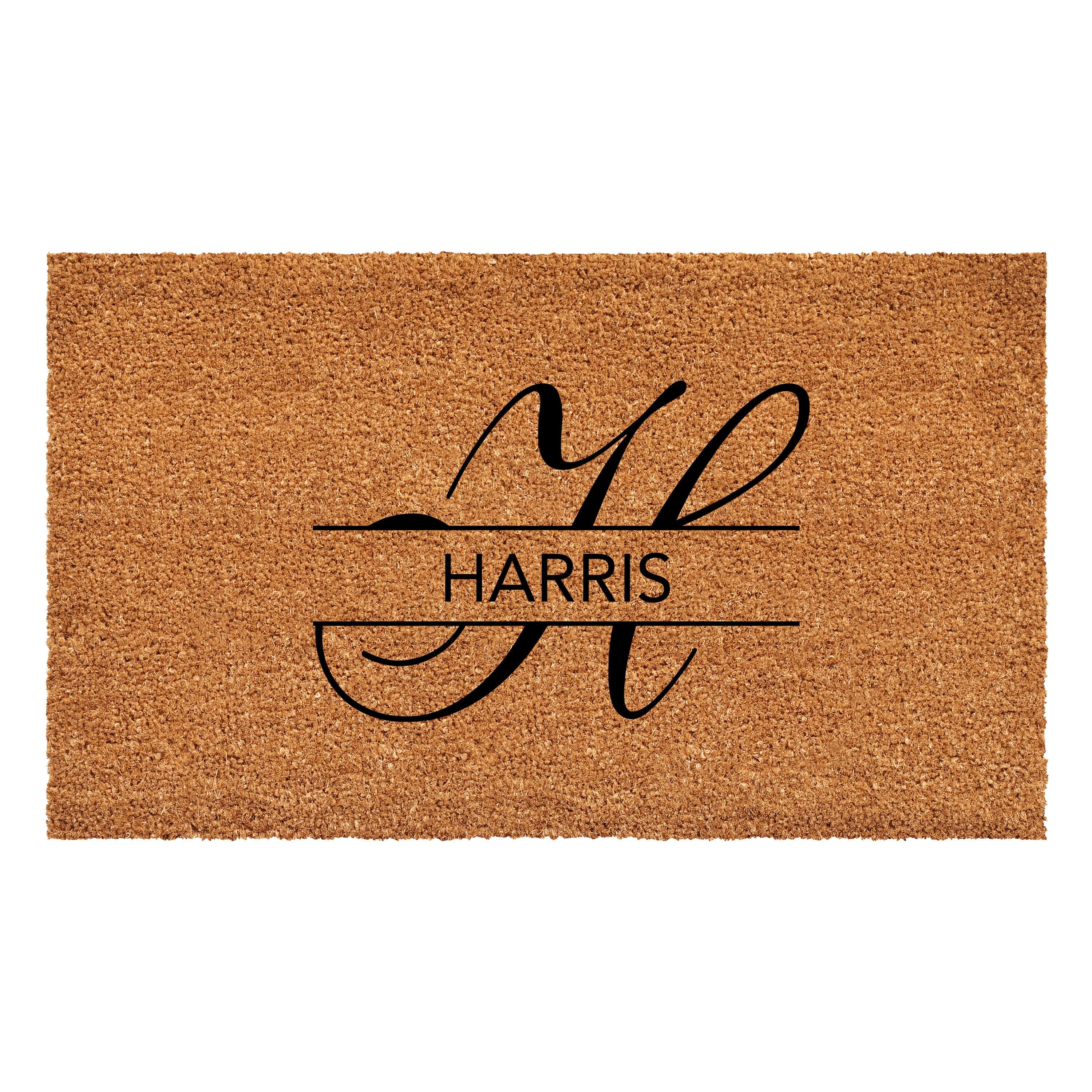 Calloway Mills 110831729 Harris Personalized Doormat 17" x 29"