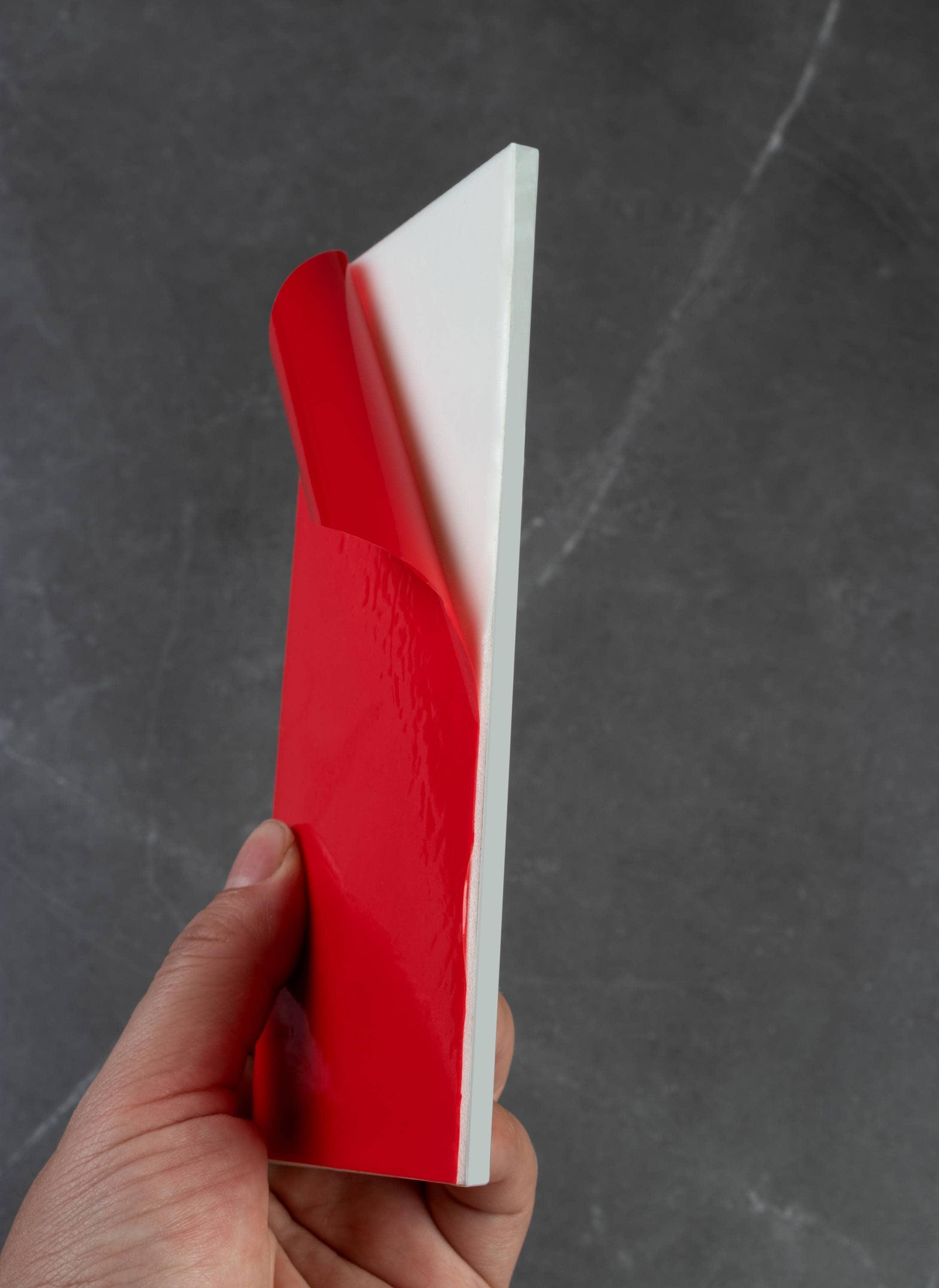 Hand Painted Series 3'' W x 6'' L Glass Peel and Stick Subway Tile