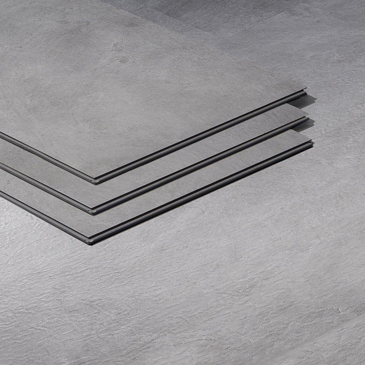 Bond Tile Lujo 12" x 24" x 5mm Rigid Click-Lock Stone Look Luxury Vinyl Tile Flooring (23.76 Sq. Ft. / Case)