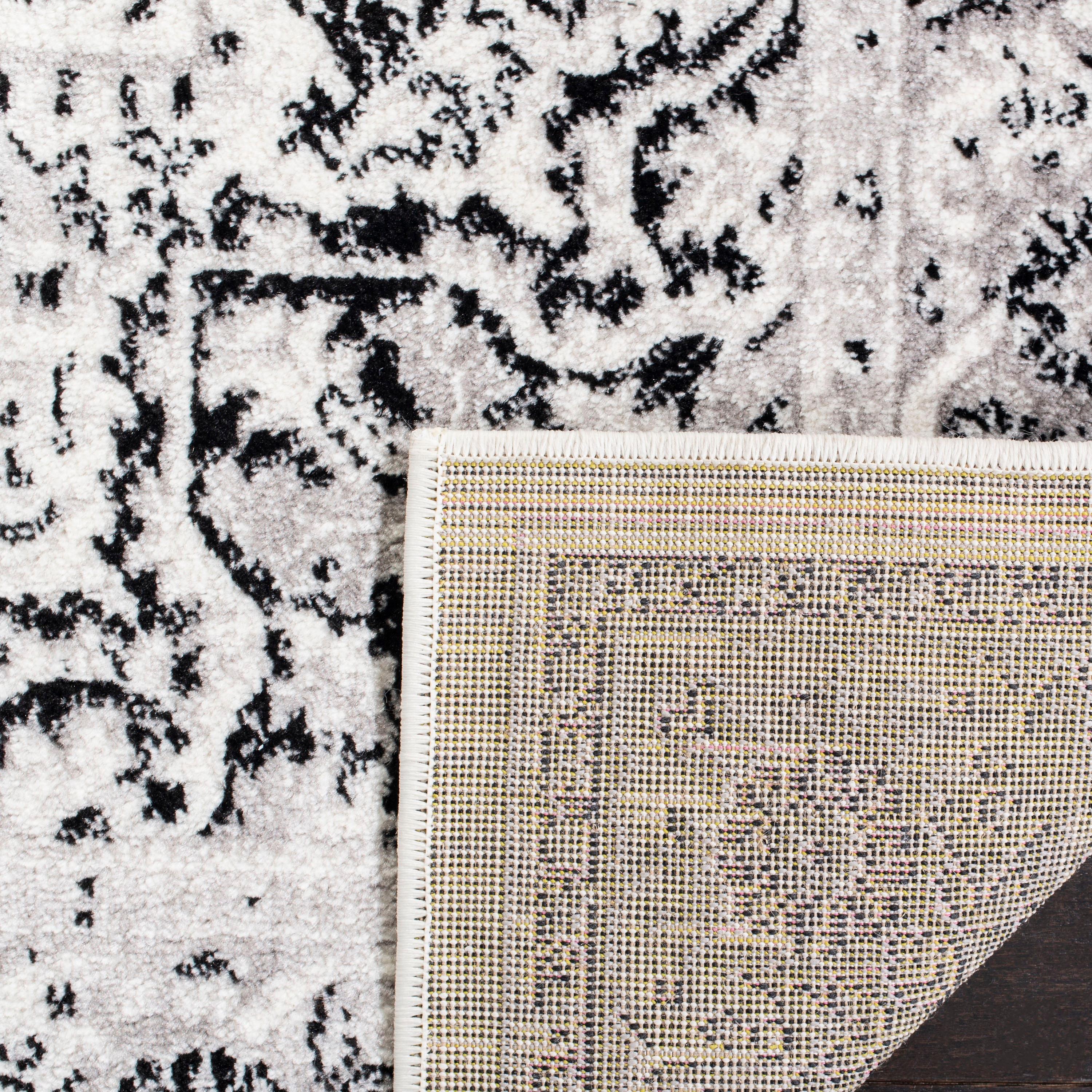 Skyler SKY126 Power Loomed Indoor Area Rug - Grey/Ivory - 4'x6' - Safavieh.