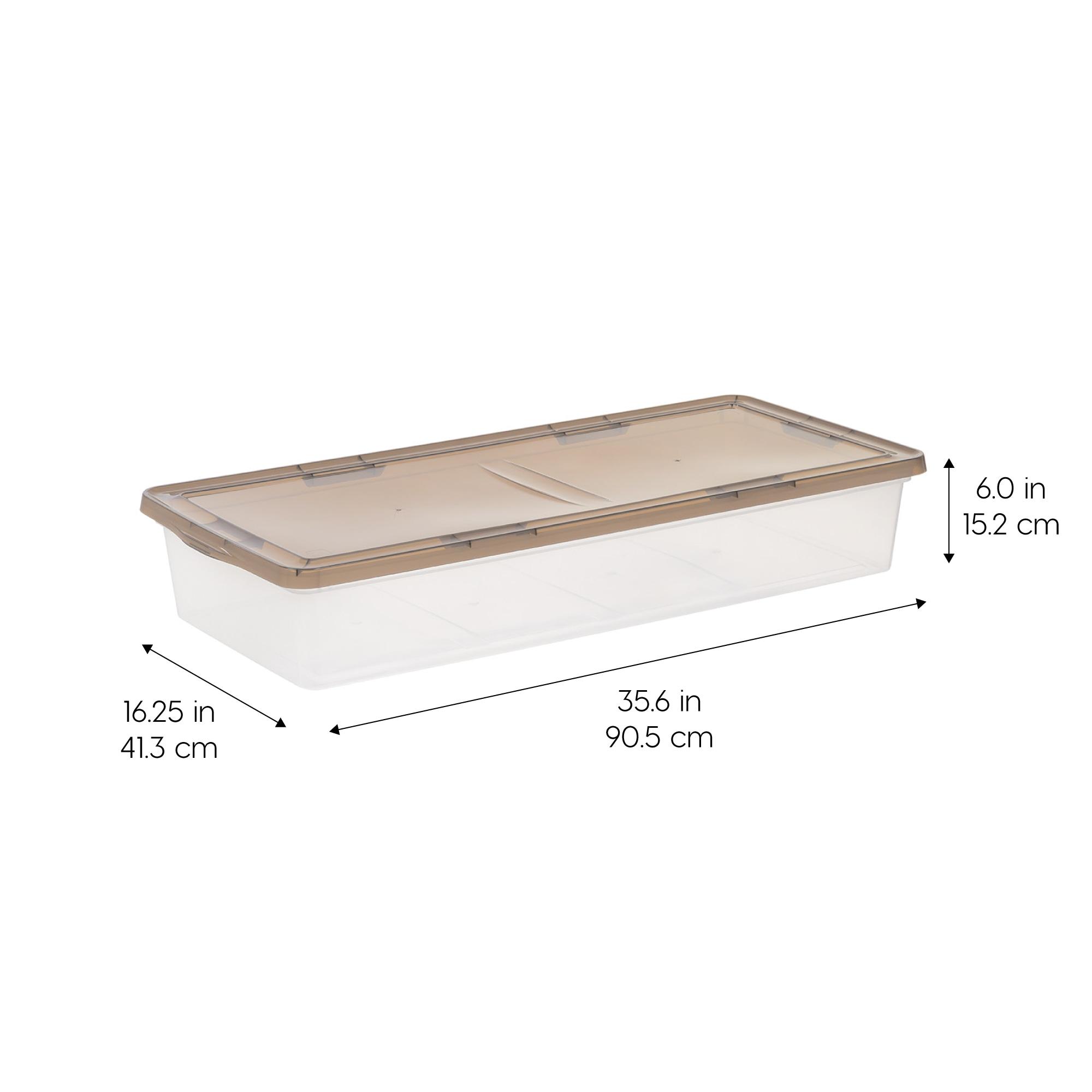 IRIS USA, Inc. Plastic Underbed Storage