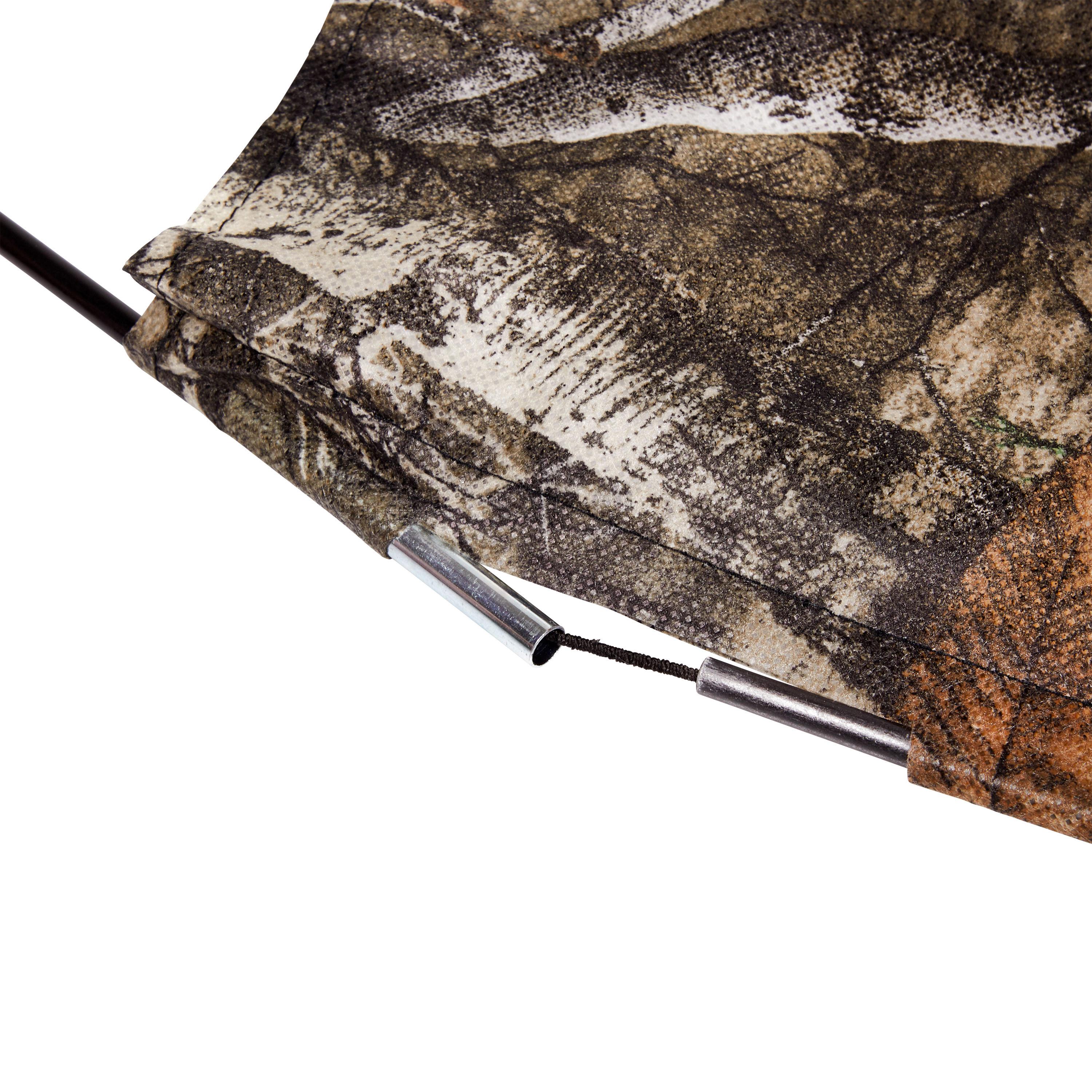 Allen Company Portable Ground Blind for Turkey and Deer Hunting - Outdoor Shooting Gear - Comes with Stakes for Easy Set Up - Realtree Edge Camo - 10" L x 27" H