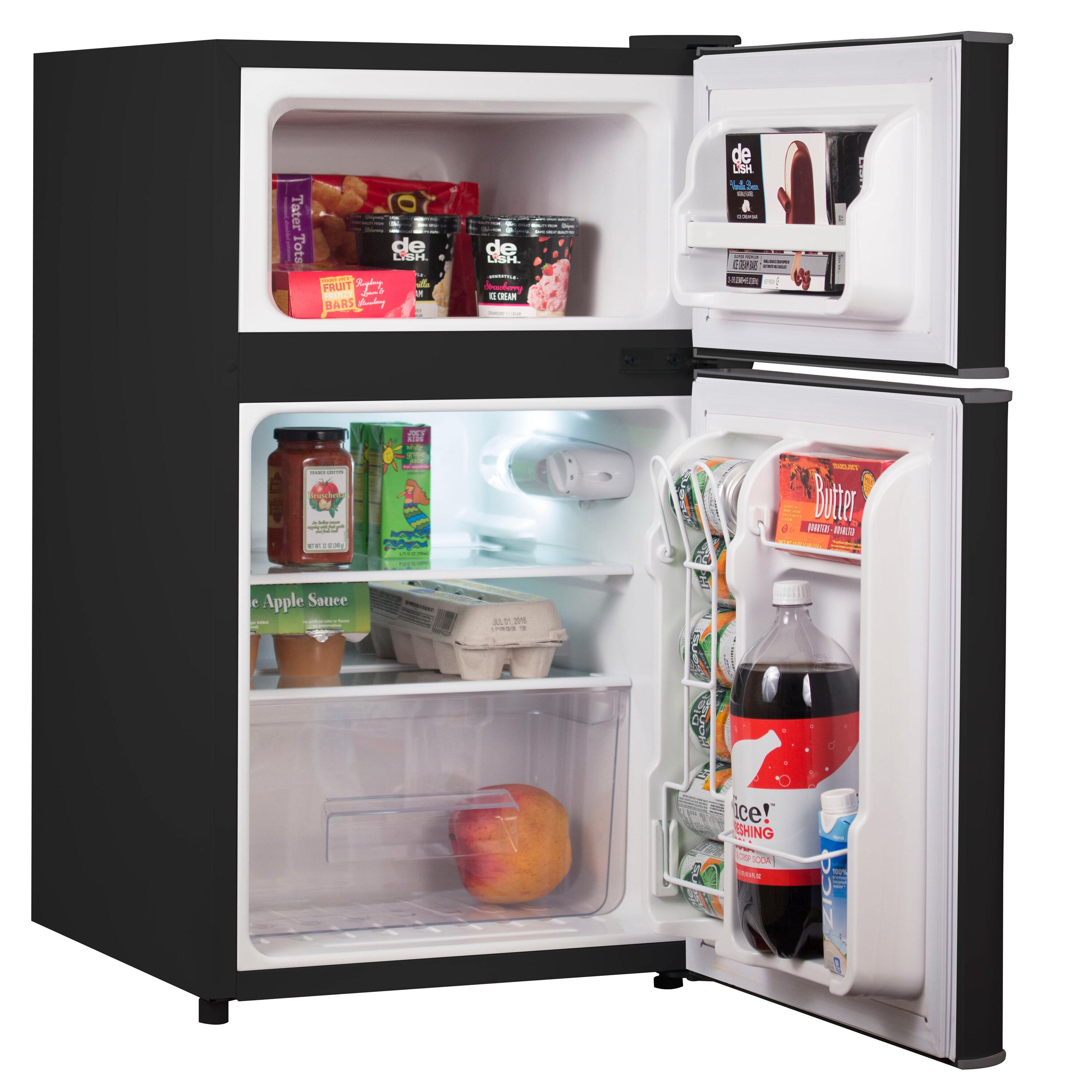 BLACK+DECKER Black + Decker 3.1 cu. ft. Freestanding Mini Fridge with Freezer