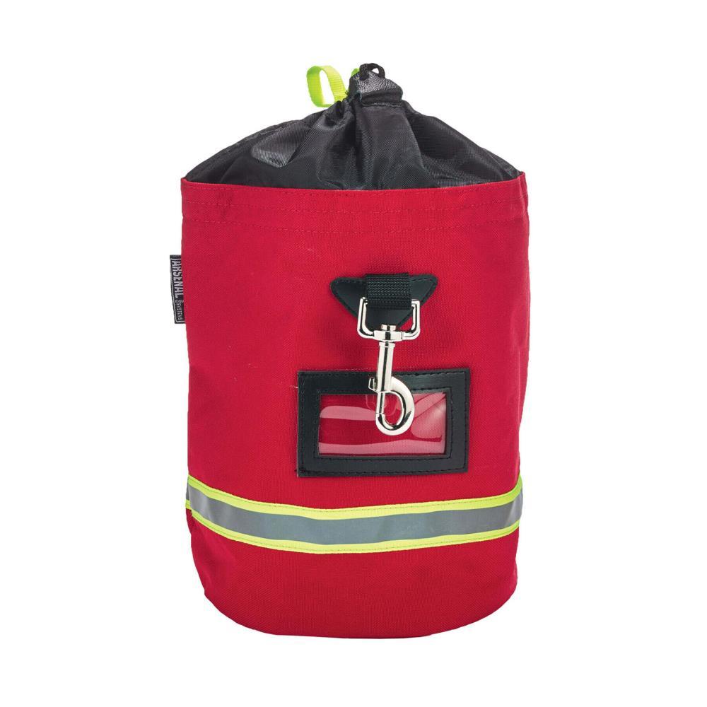 Arsenal Red Nylon Firefighter SCBA Mask Bag with Drawstring Closure