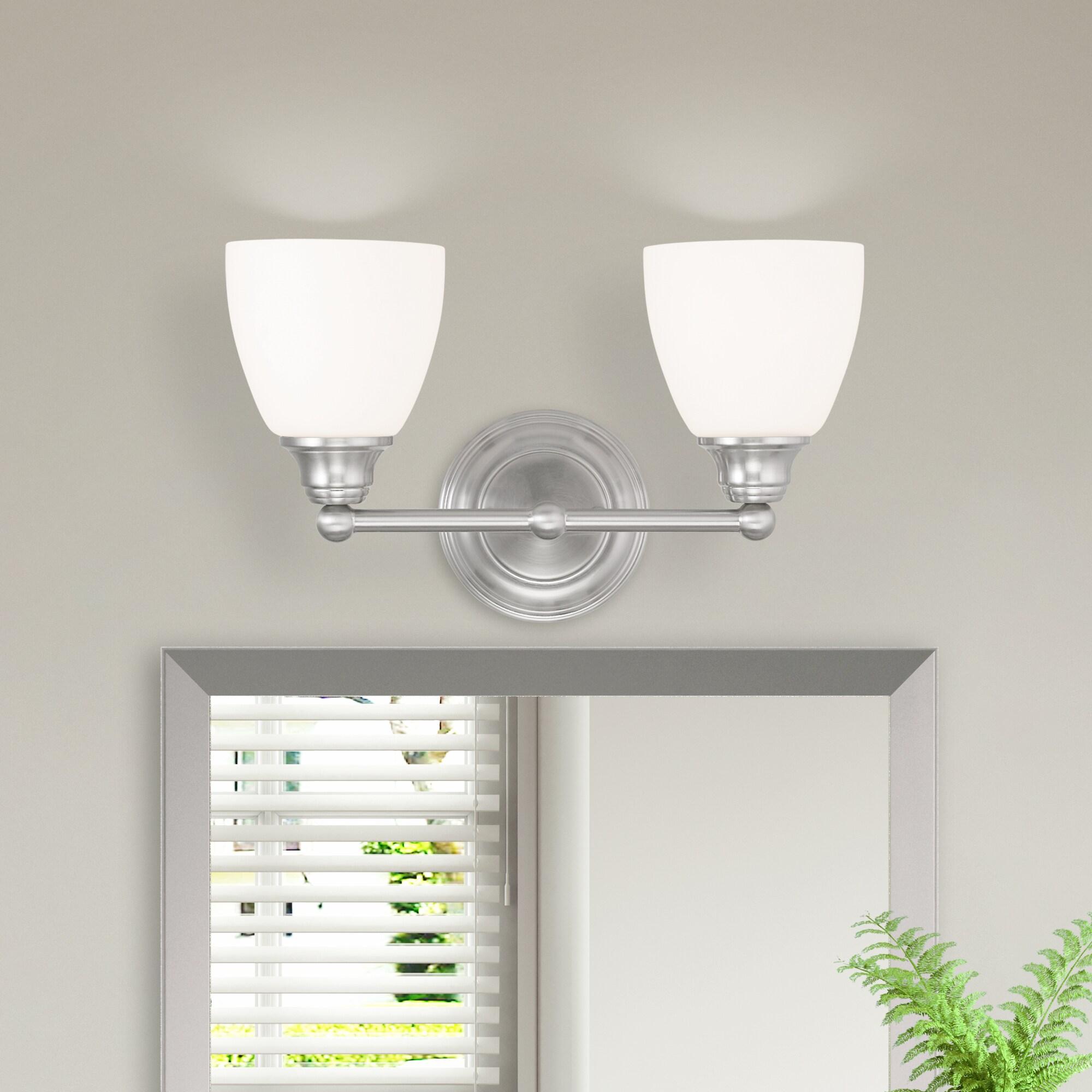 Livex Lighting Somerville 2 - Light Vanity in  Brushed Nickel