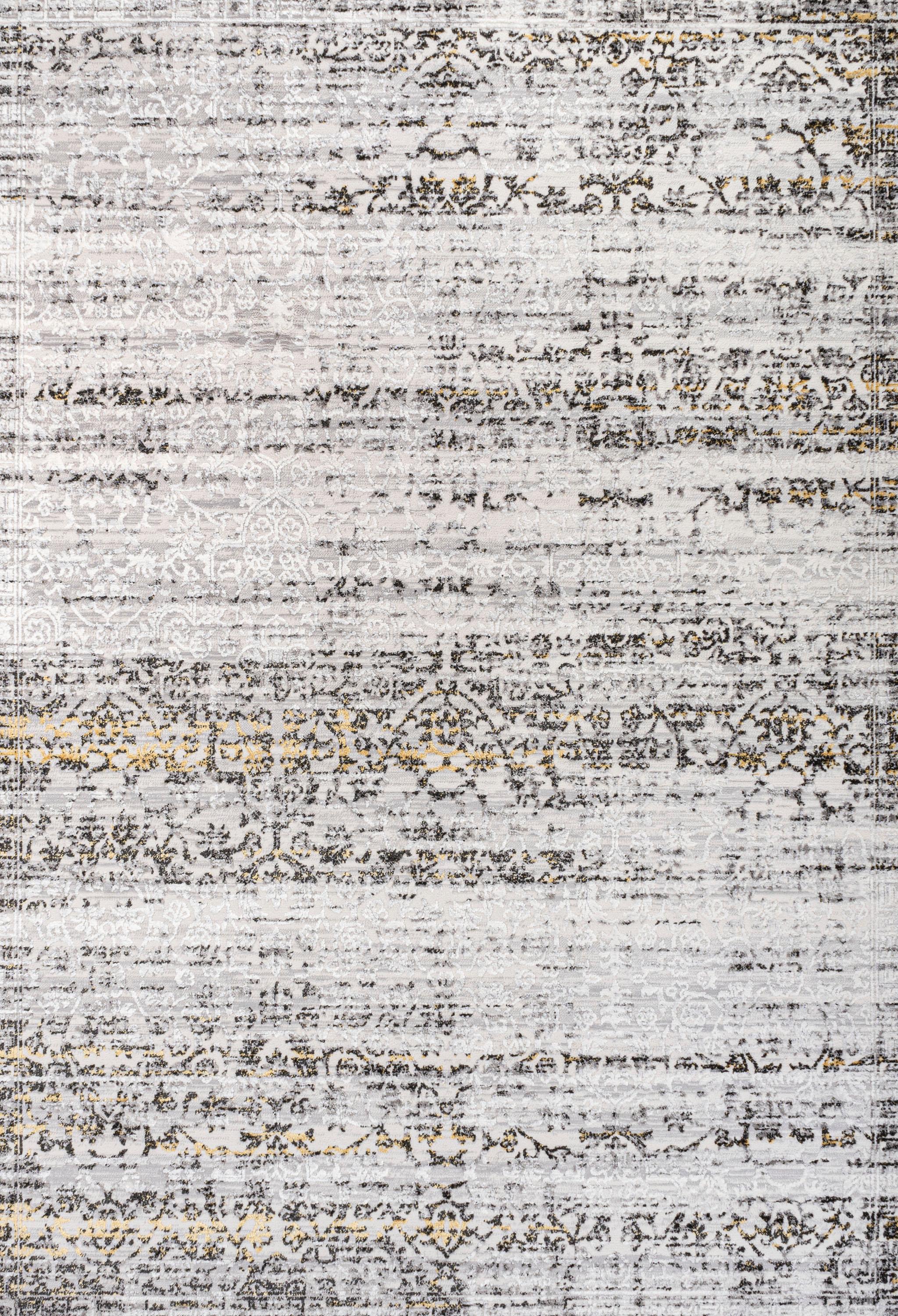 JONATHAN Y Tidal Modern Strie' Ivory/Black 3 ft. x 5 ft. Area Rug