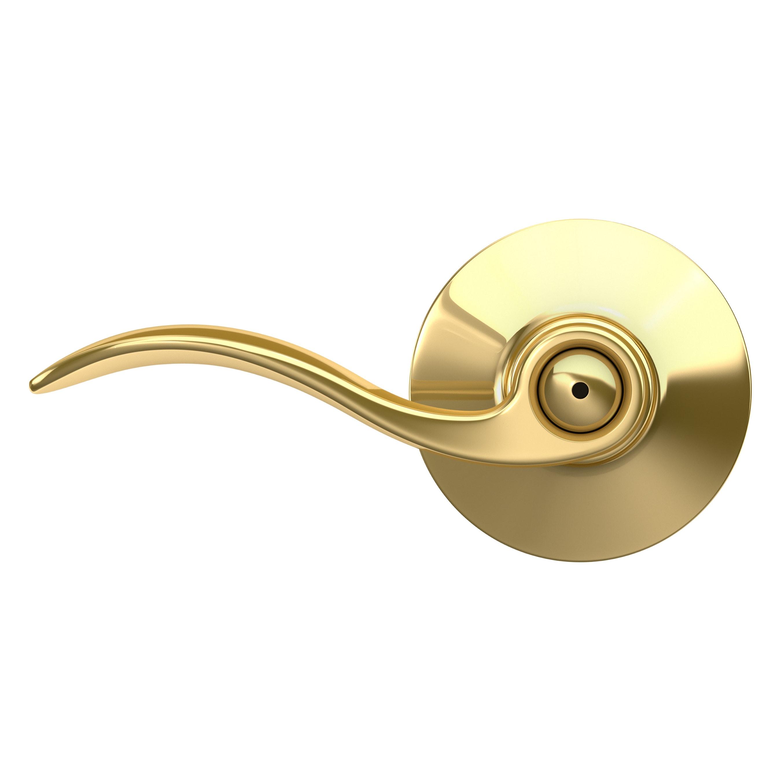 Accent Privacy Door Lever with Rosette