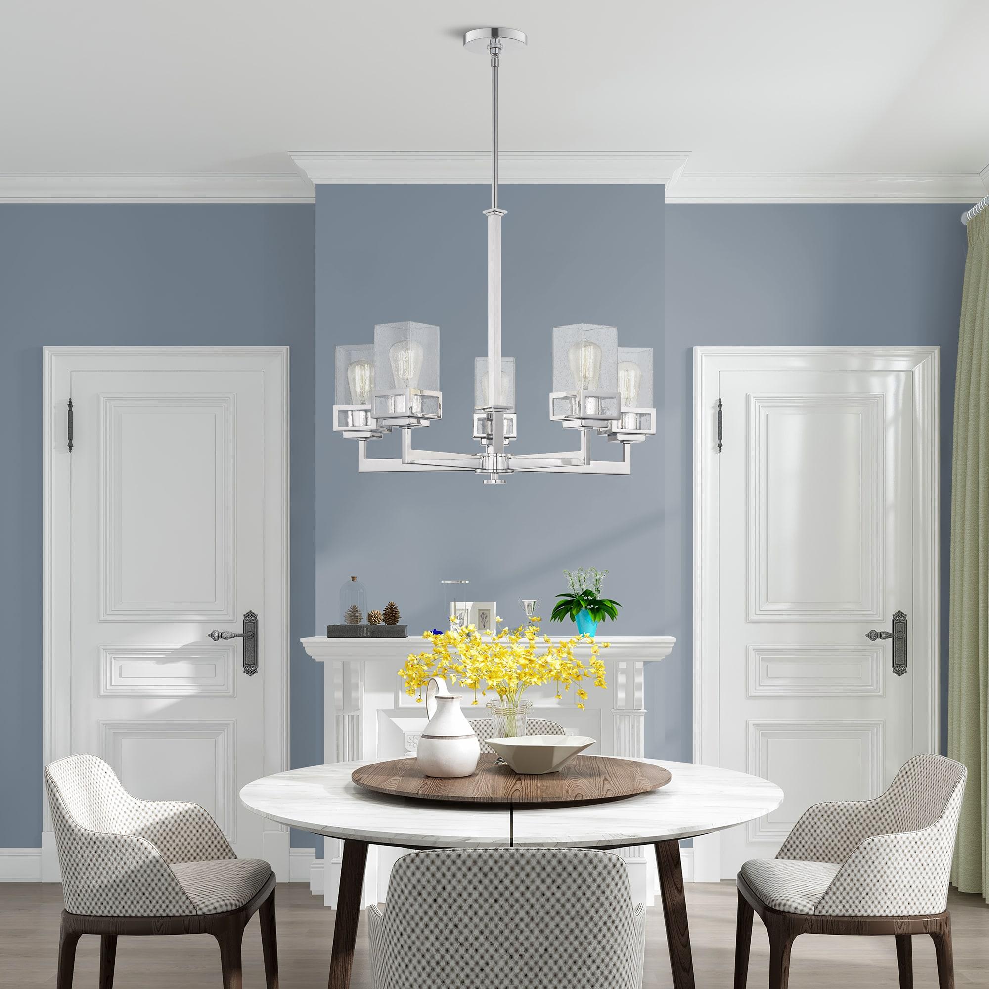 Livex Lighting Harding 5 - Light Chandelier in  Polished Chrome